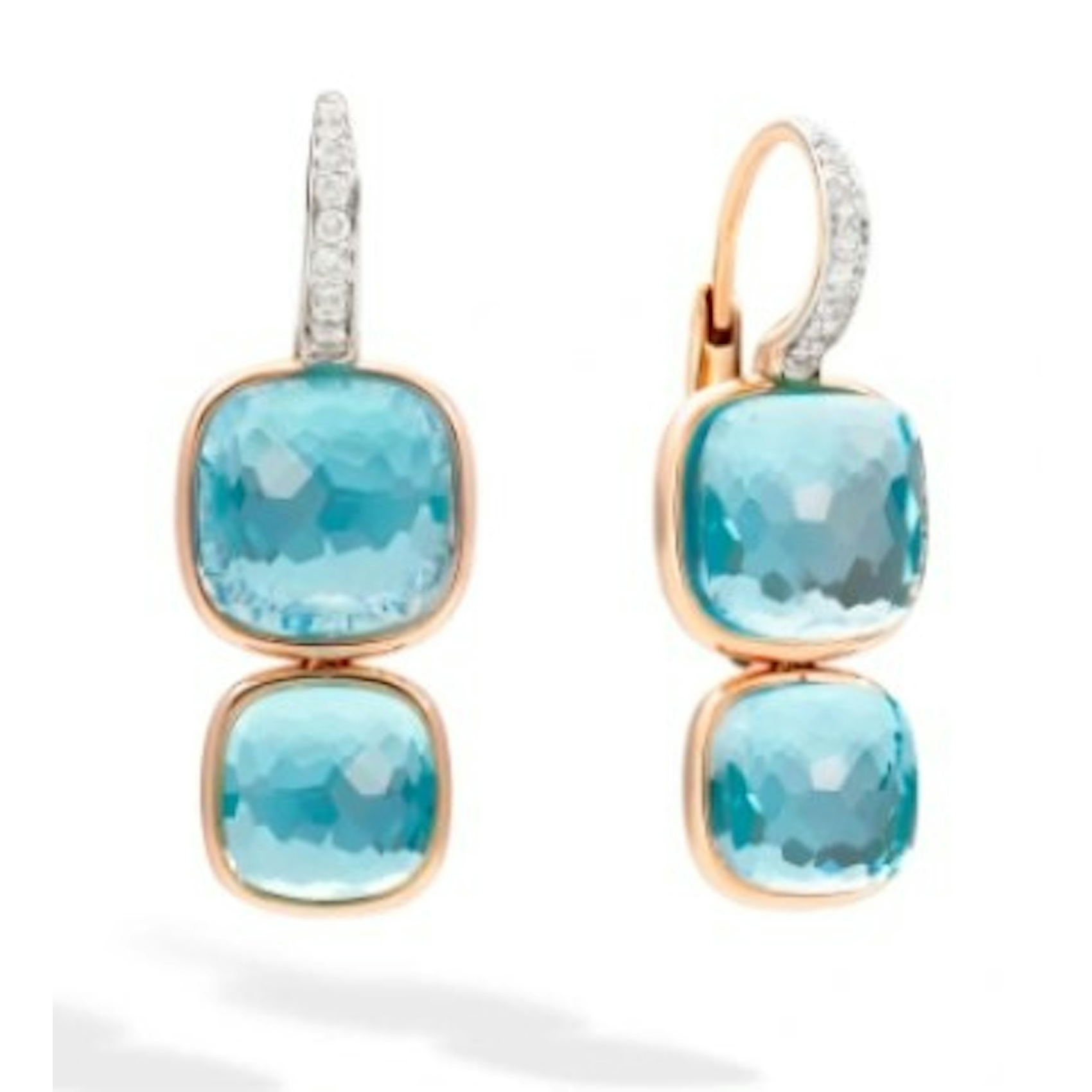 Vertical Nudo Double Earring
