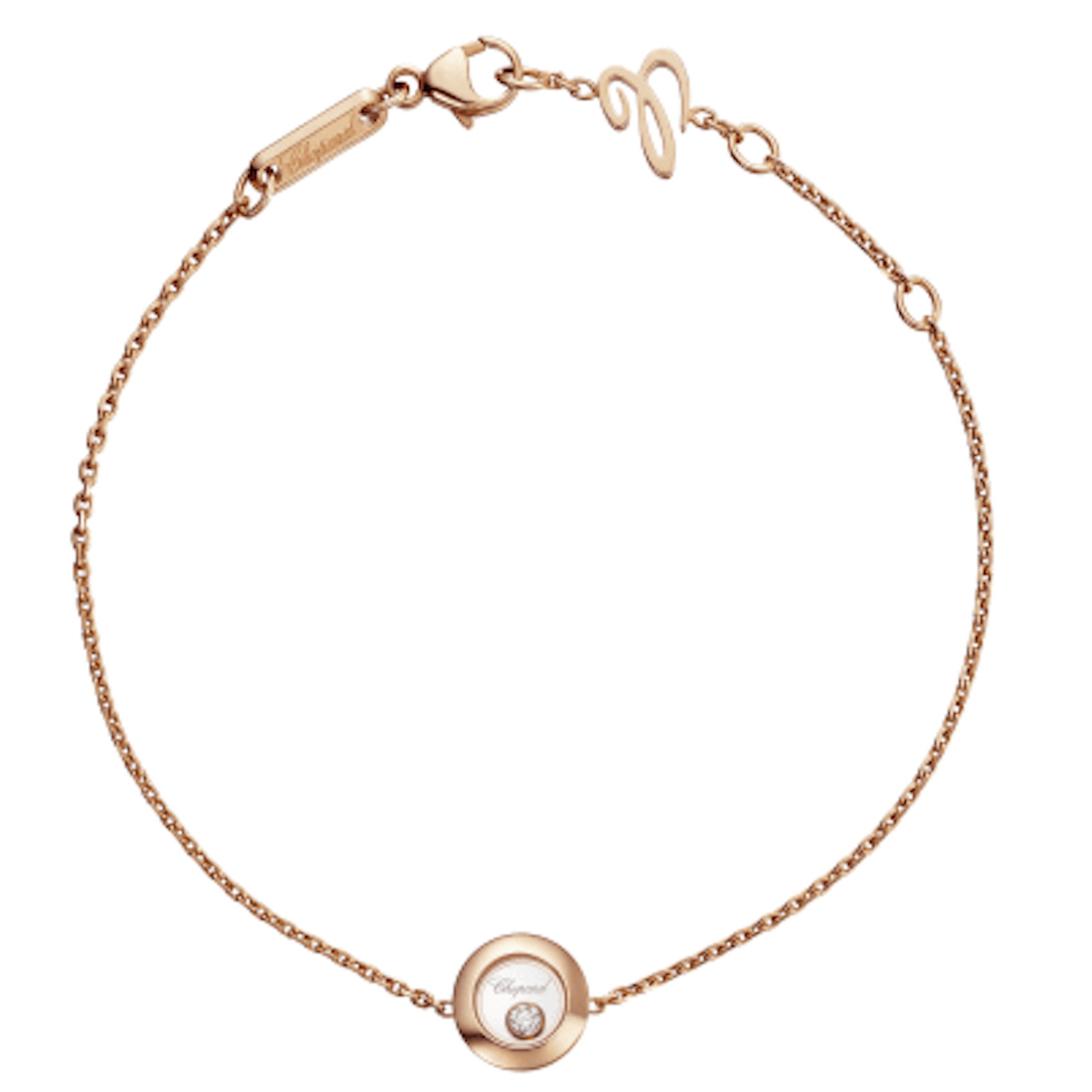 Vertical Happy Diamond Bracelet
