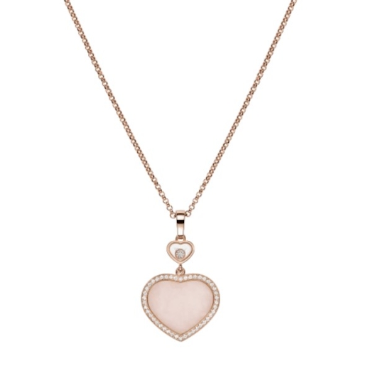 Vertical Happy Hearts Pendant