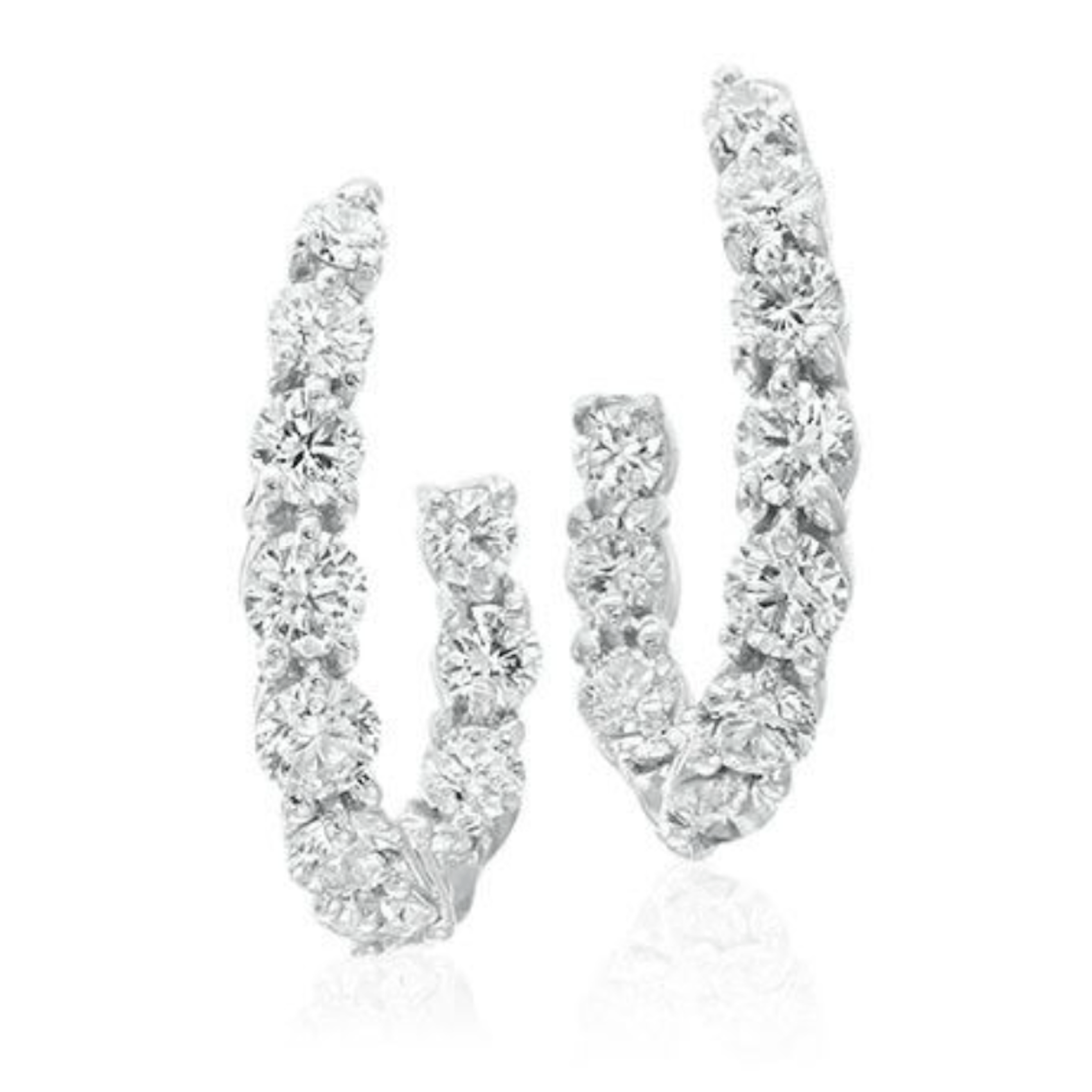 Vertical Hoop Earrings