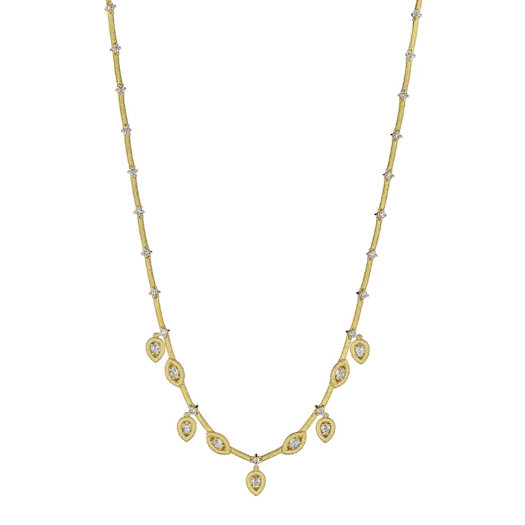 Vertical 18KT Yellow Gold Necklace