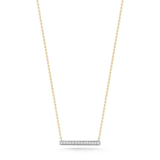 Vertical Pave Diamond Pendant 16