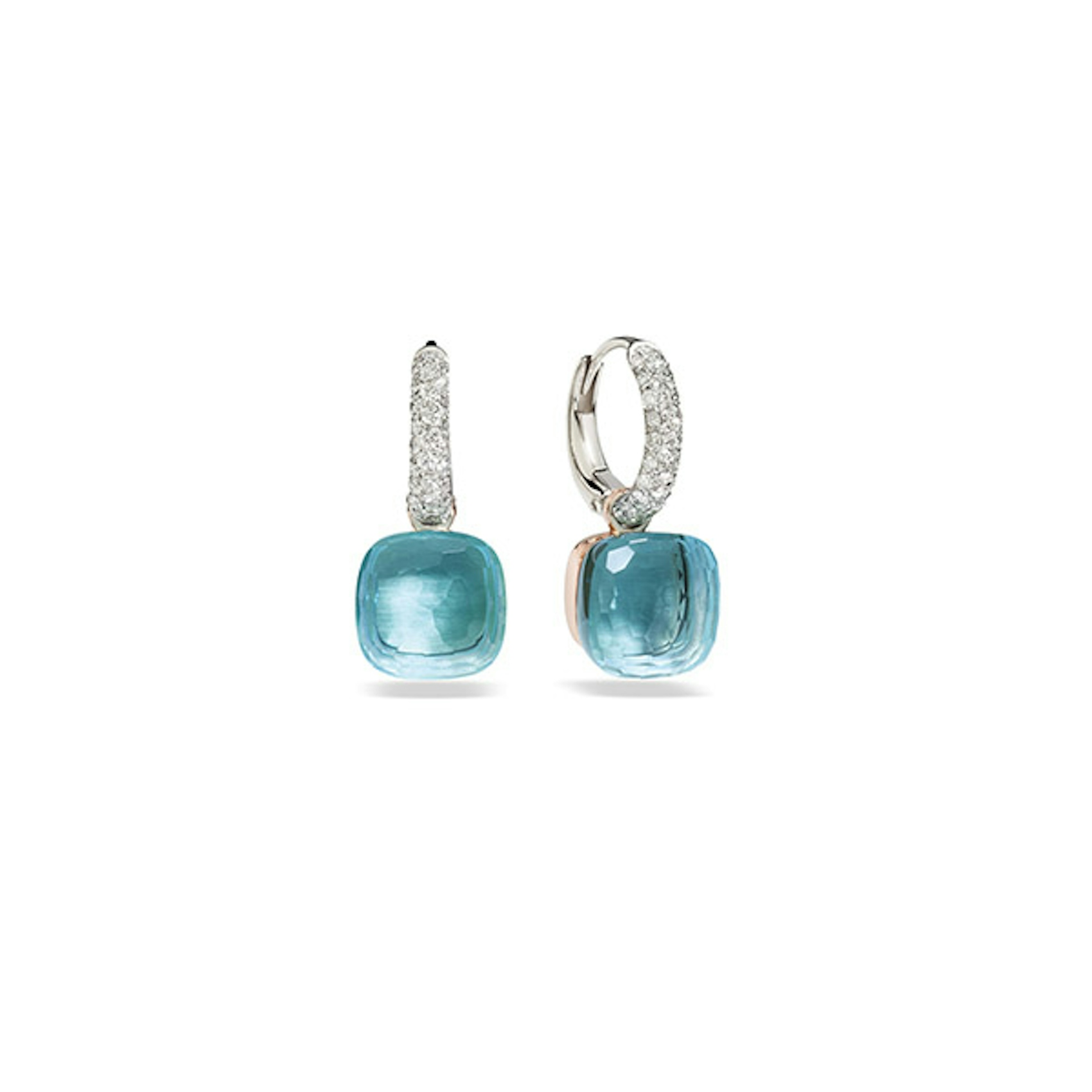 Vertical Nudo Diamond Earring