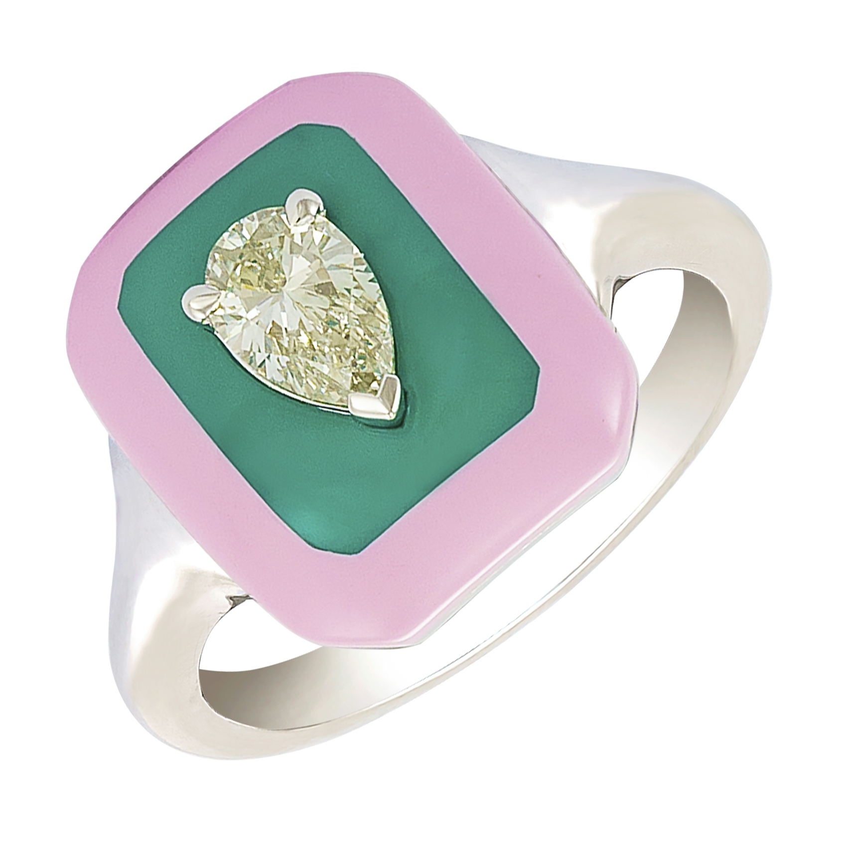 Vertical Diamond Ring