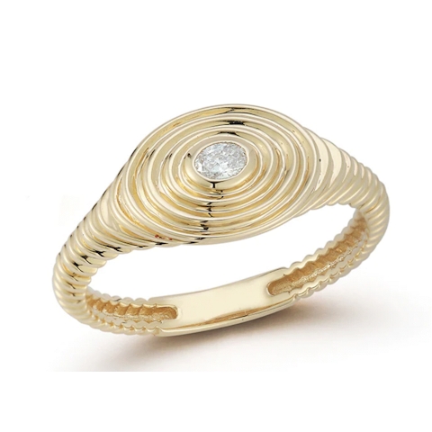 Vertical Signet Ring