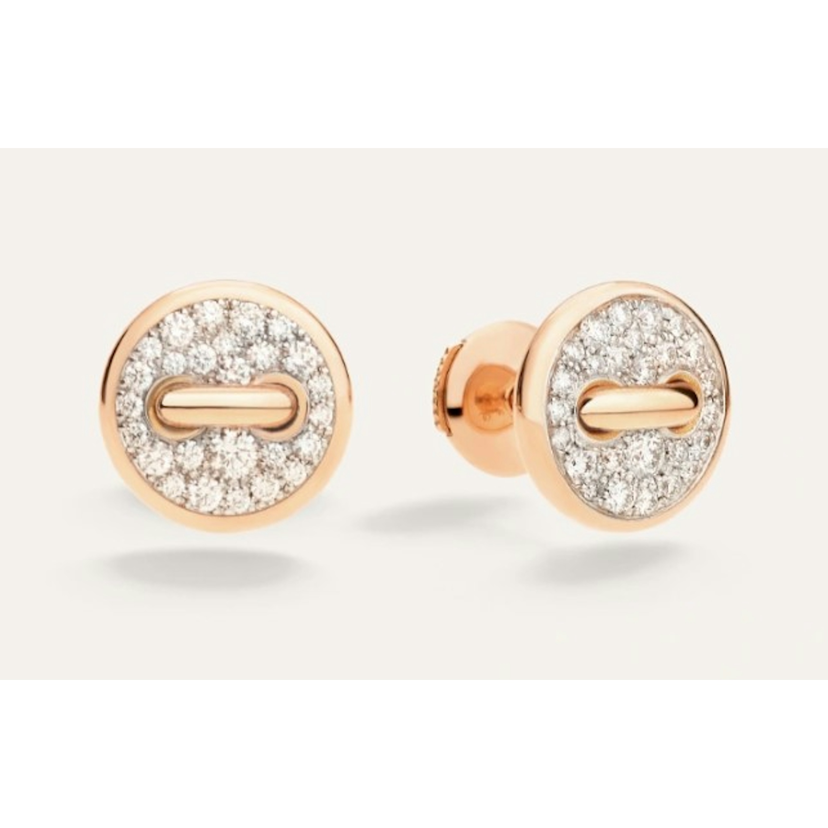 Vertical Diamond Stud Earring