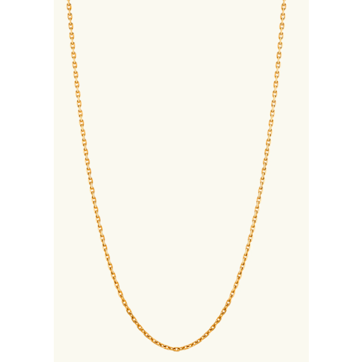 Vertical 18KT Yellow Gold Diamond Double Pendant