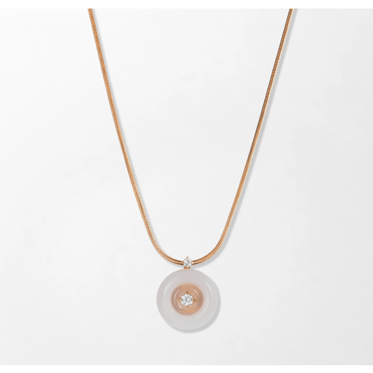 Vertical Diamond Pendant