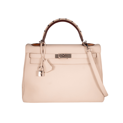 Image #1 Togo with Au Gallop Handle Kelly Retourne 32 Craie