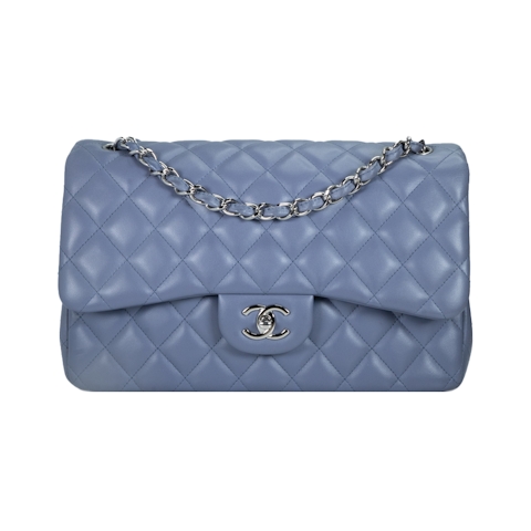 Image #1 Quilted Lambskin Classic Single Flap Jumbo Liliac