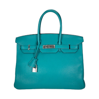 Image #1 Clemence Birkin 35 Blue Paon