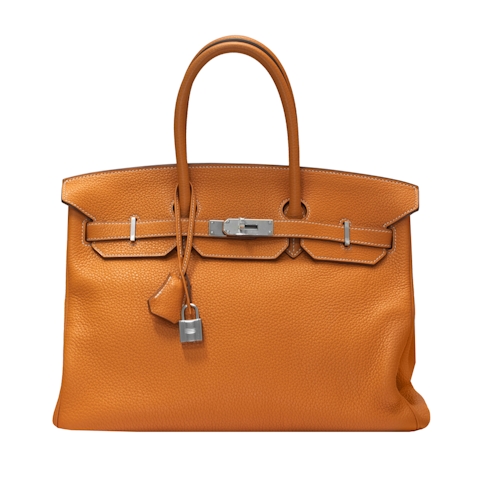 Image #1 Clemence 35cm Birkin Bag Jaune D'or
