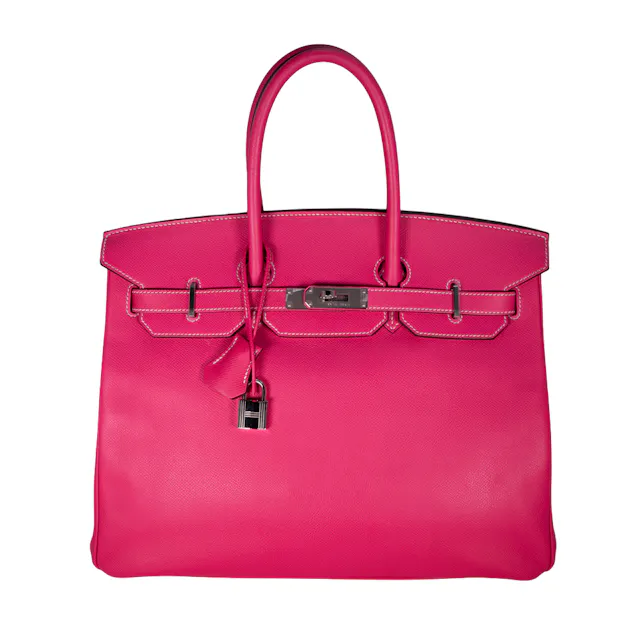 Hermès Epsom Birkin 35 Rose Tyrien