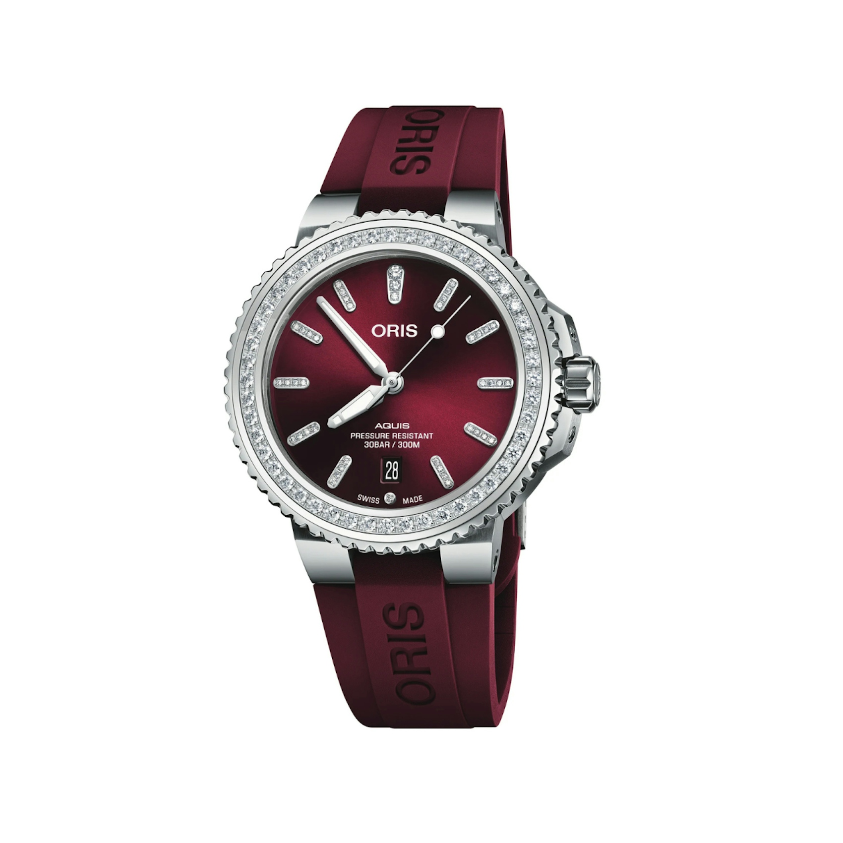 Vertical Aquis Date Diamonds