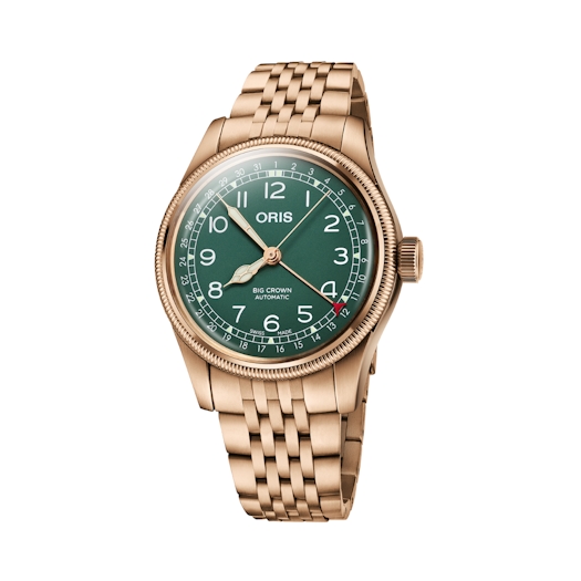 Vertical Big Crown Bronze Pointer Date