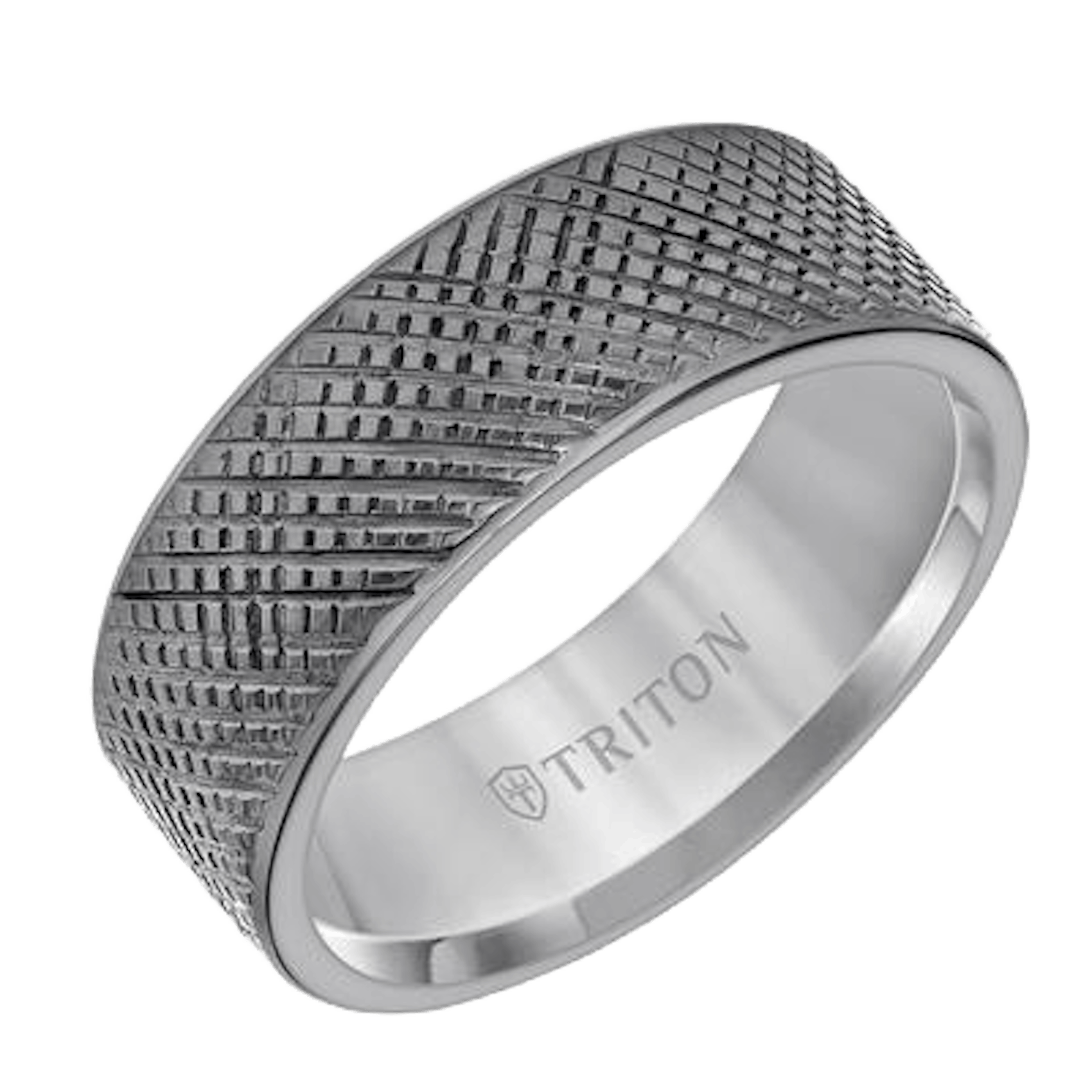 Vertical Tantalum Round Edge Florentine Finish Band