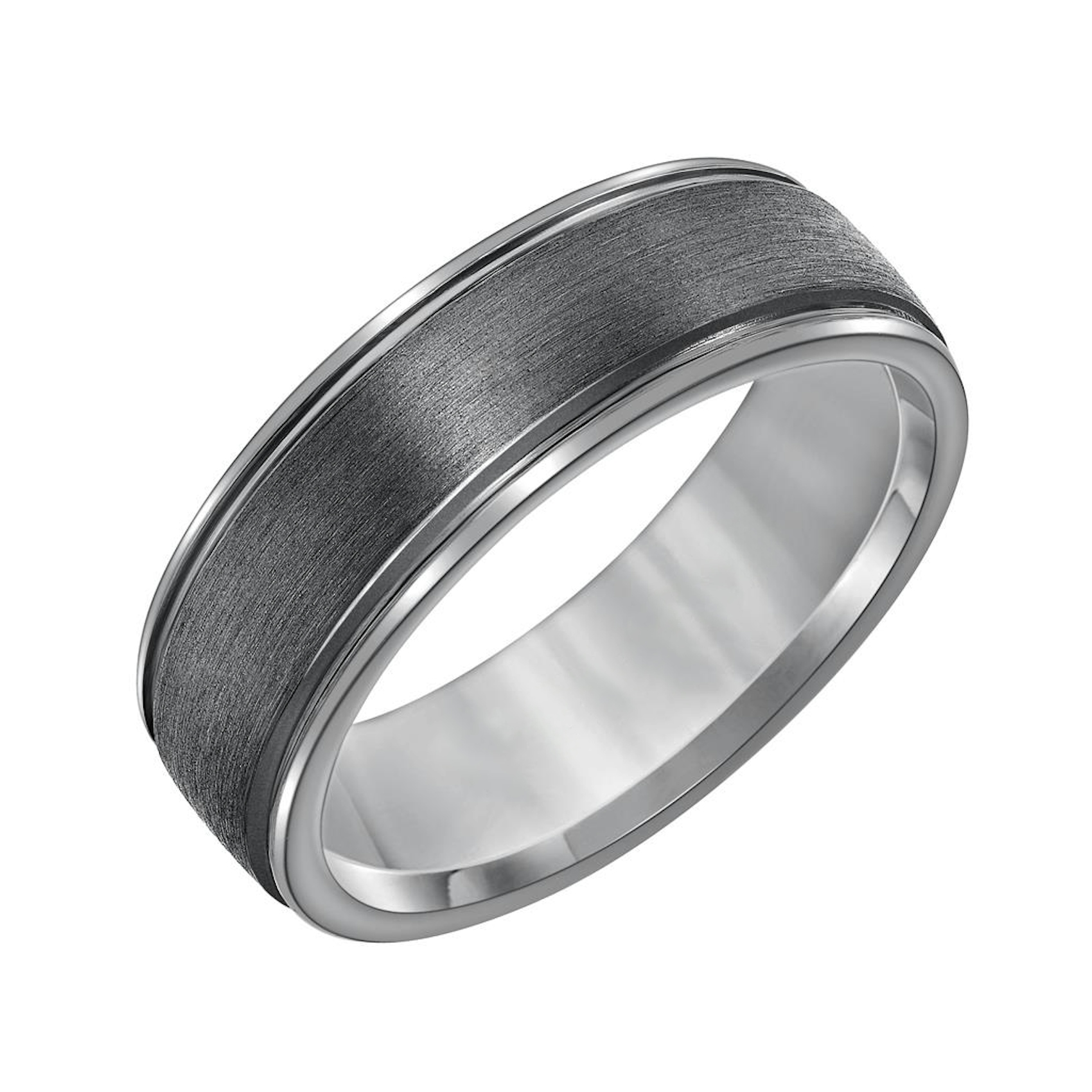Vertical Tantalum Crystaline Finish Flat Edge Band