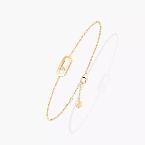 Vertical 18K Yellow Gold Messkia Care(s) Diamond Bracelet
