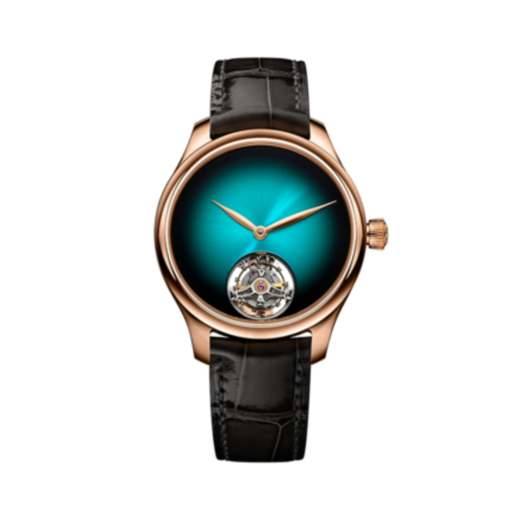 Vertical H. Mosier & Cie. Endeavor Tourbillon Blue Lagoon
