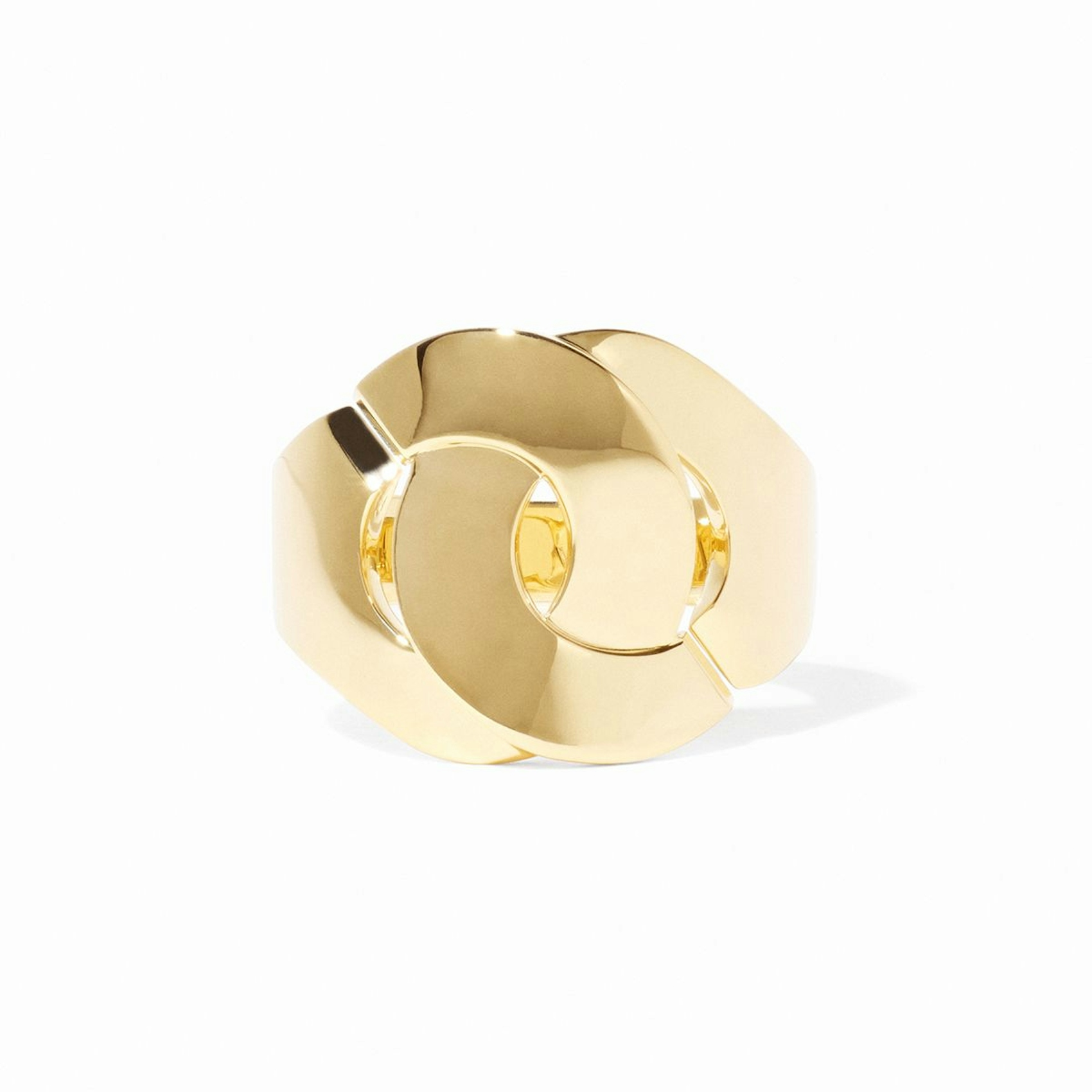 Vertical 18K Yellow Gold Menottes R16 Ring