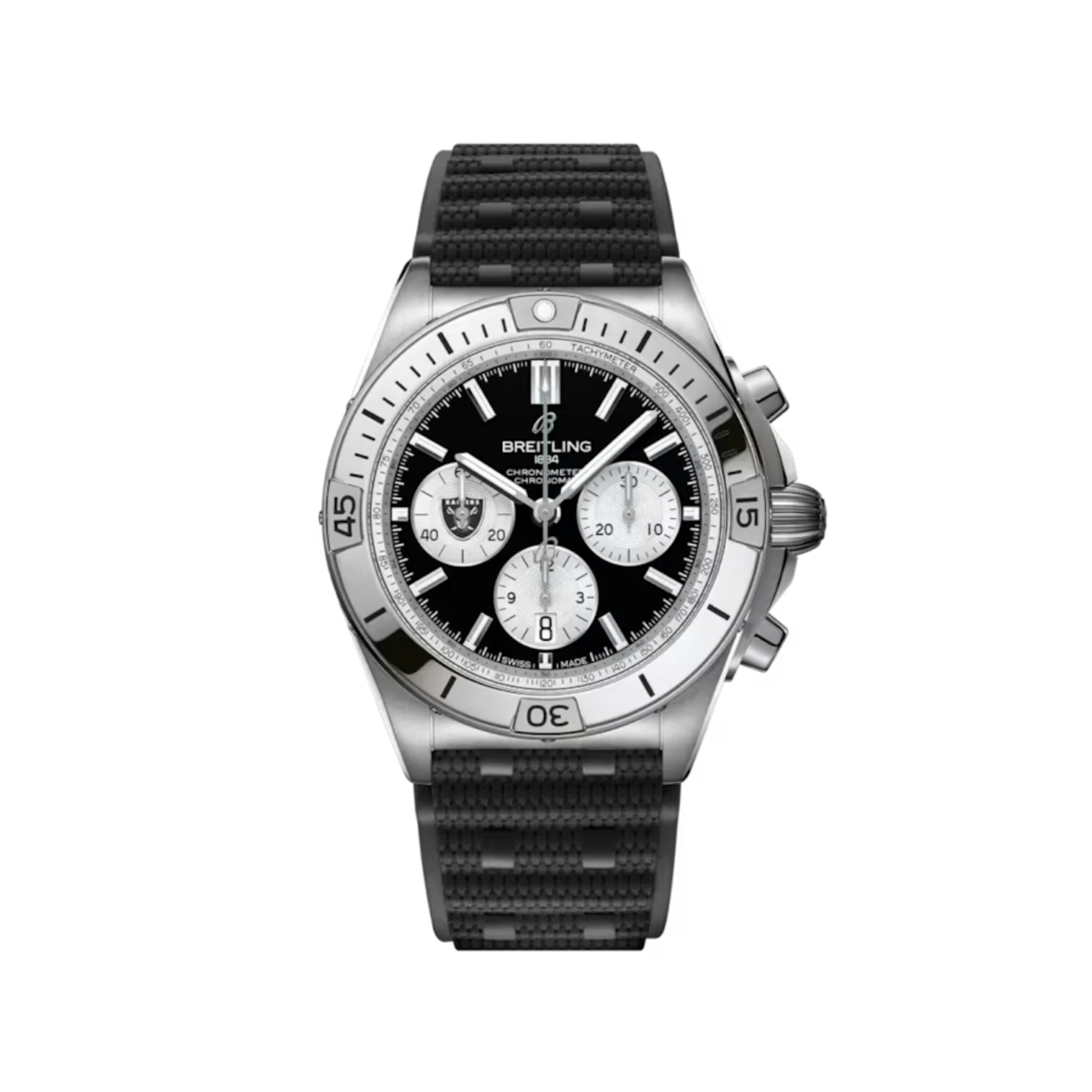 Vertical Chronomat B01 42 NFL Las Vegas Raiders Edition
