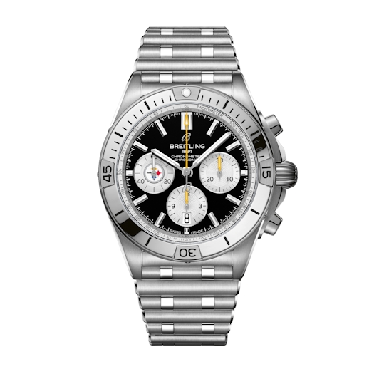 Vertical Chronomat B01 42 NFL Steelers AB01342B1B2A1