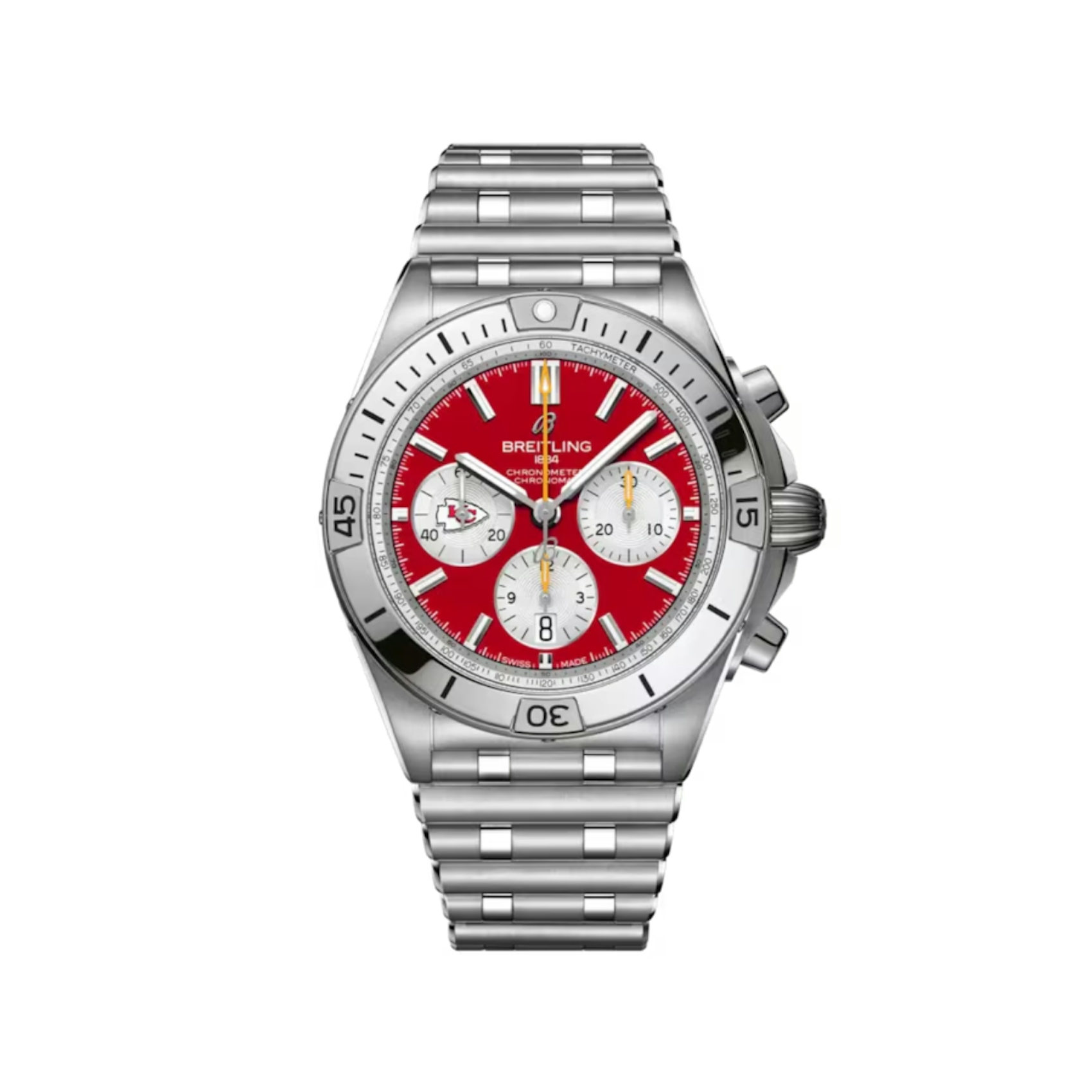 Vertical Chronomat B01 42 NFL Kansas City Chiefs Edition