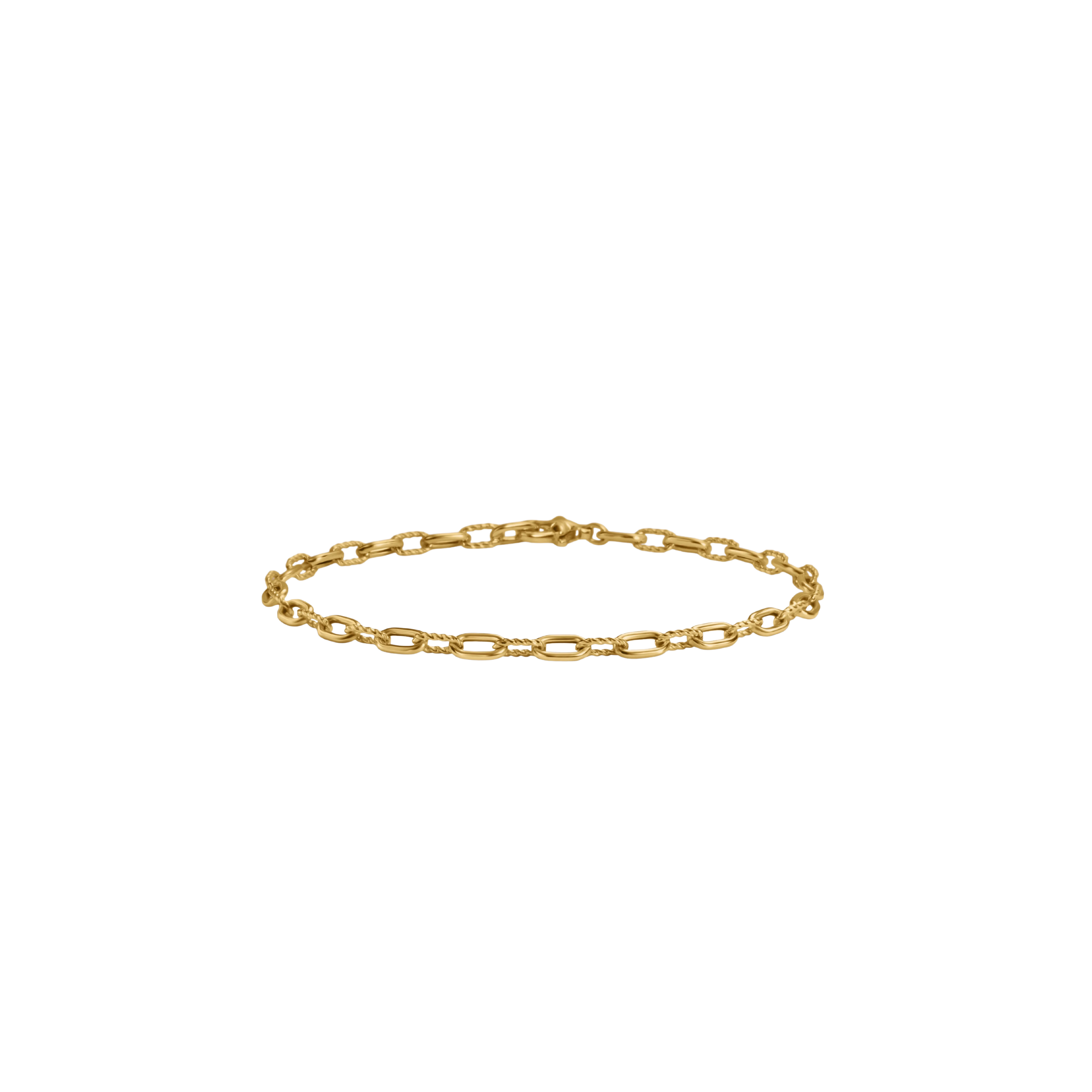 Vertical DY Madison® Chain Bracelet 18K Yellow Gold, 3mm