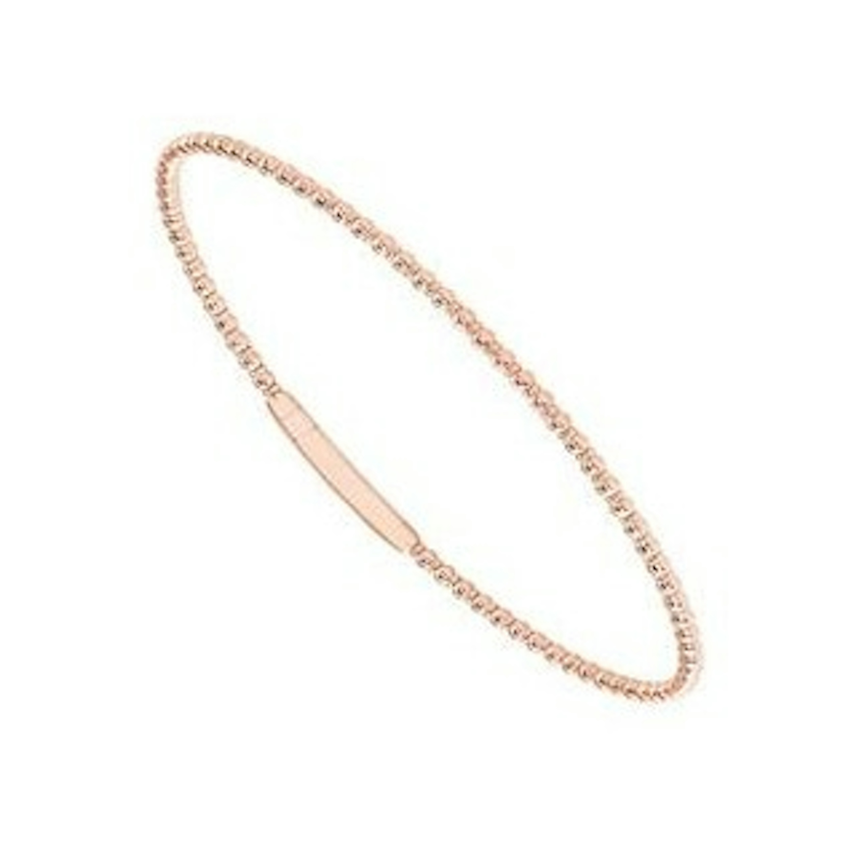 Vertical 14K Rose Gold Flexie Bangle Bracelet