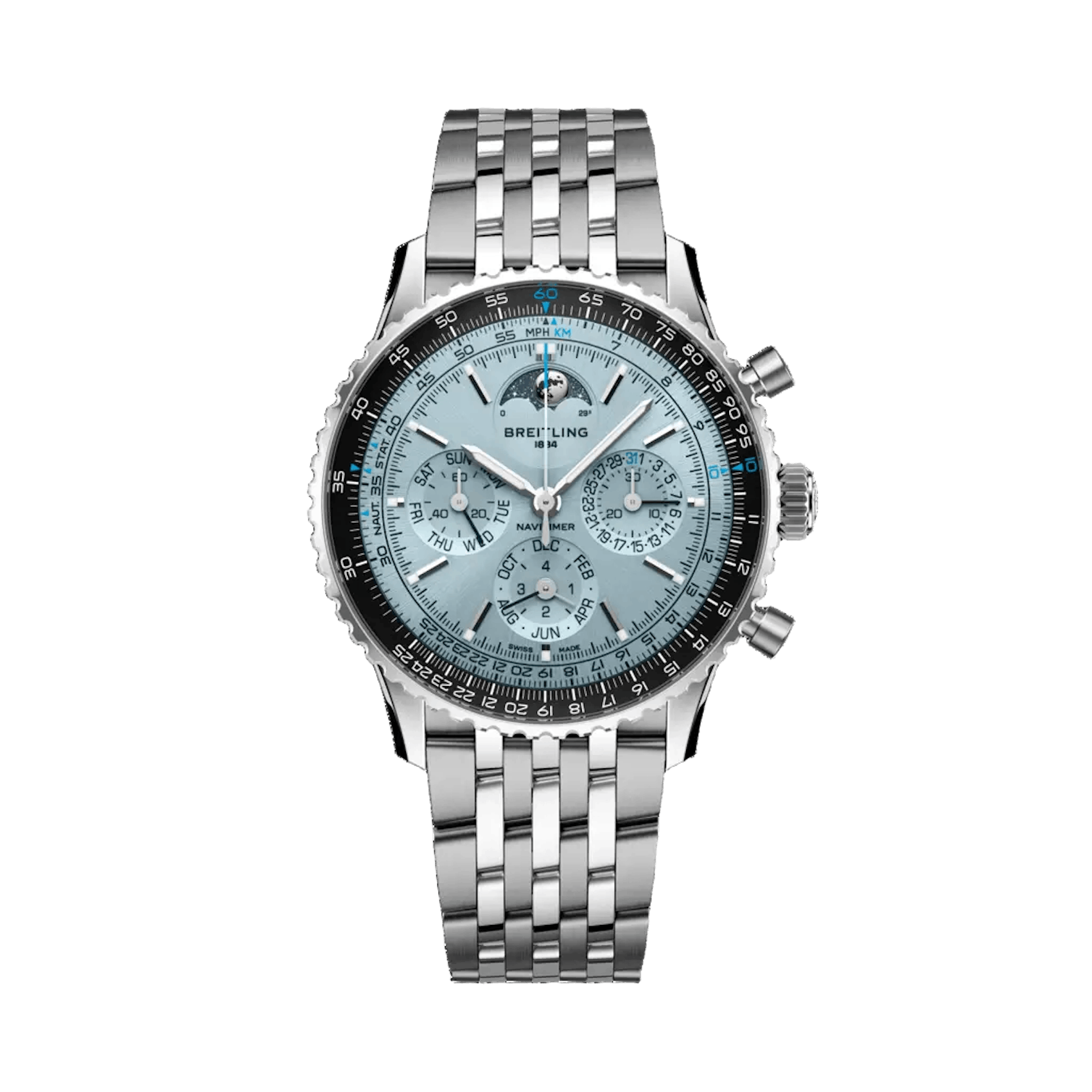 Vertical Navitimer B19 Chronograph 43 Perpetual Calendar