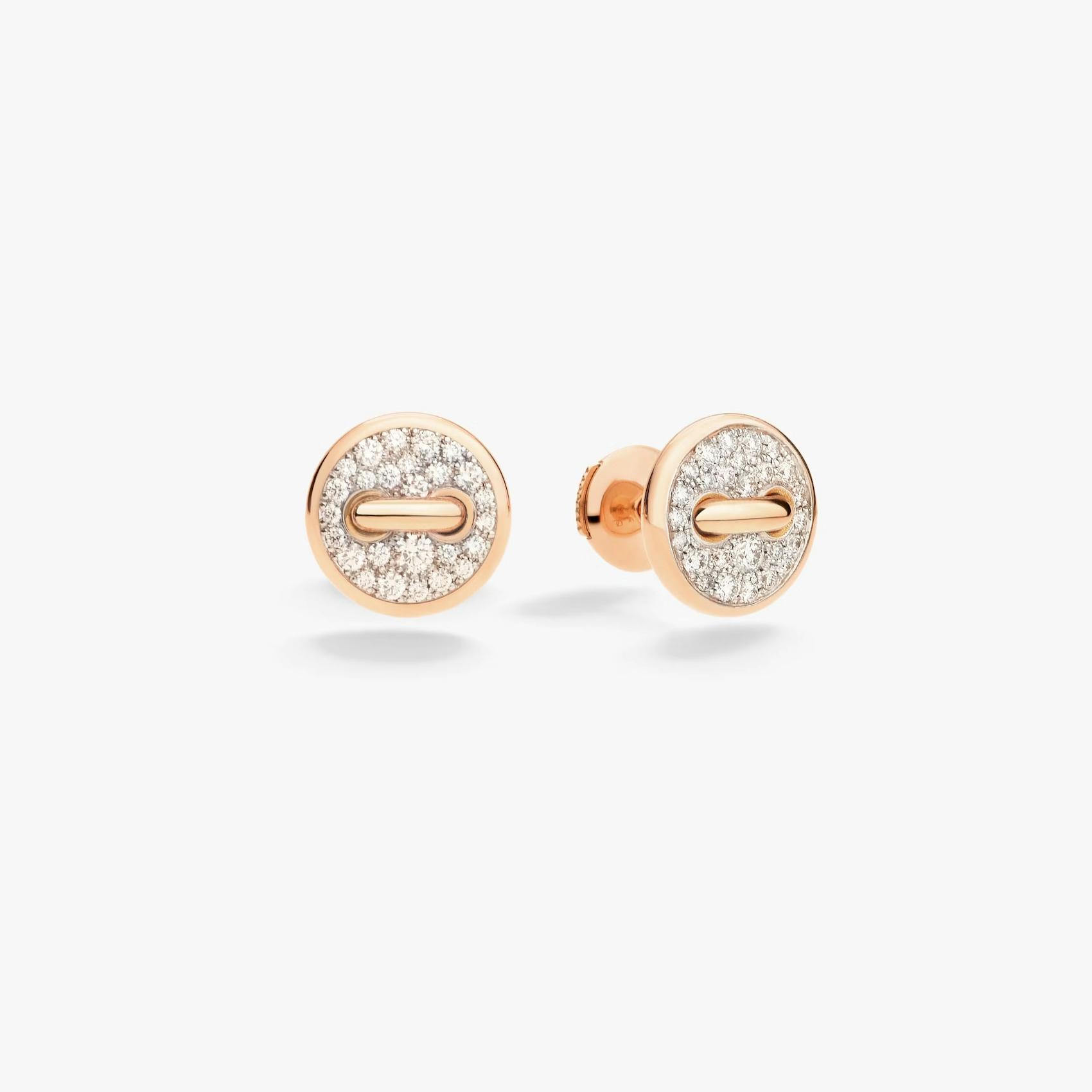 Vertical Diamond Stud Earring