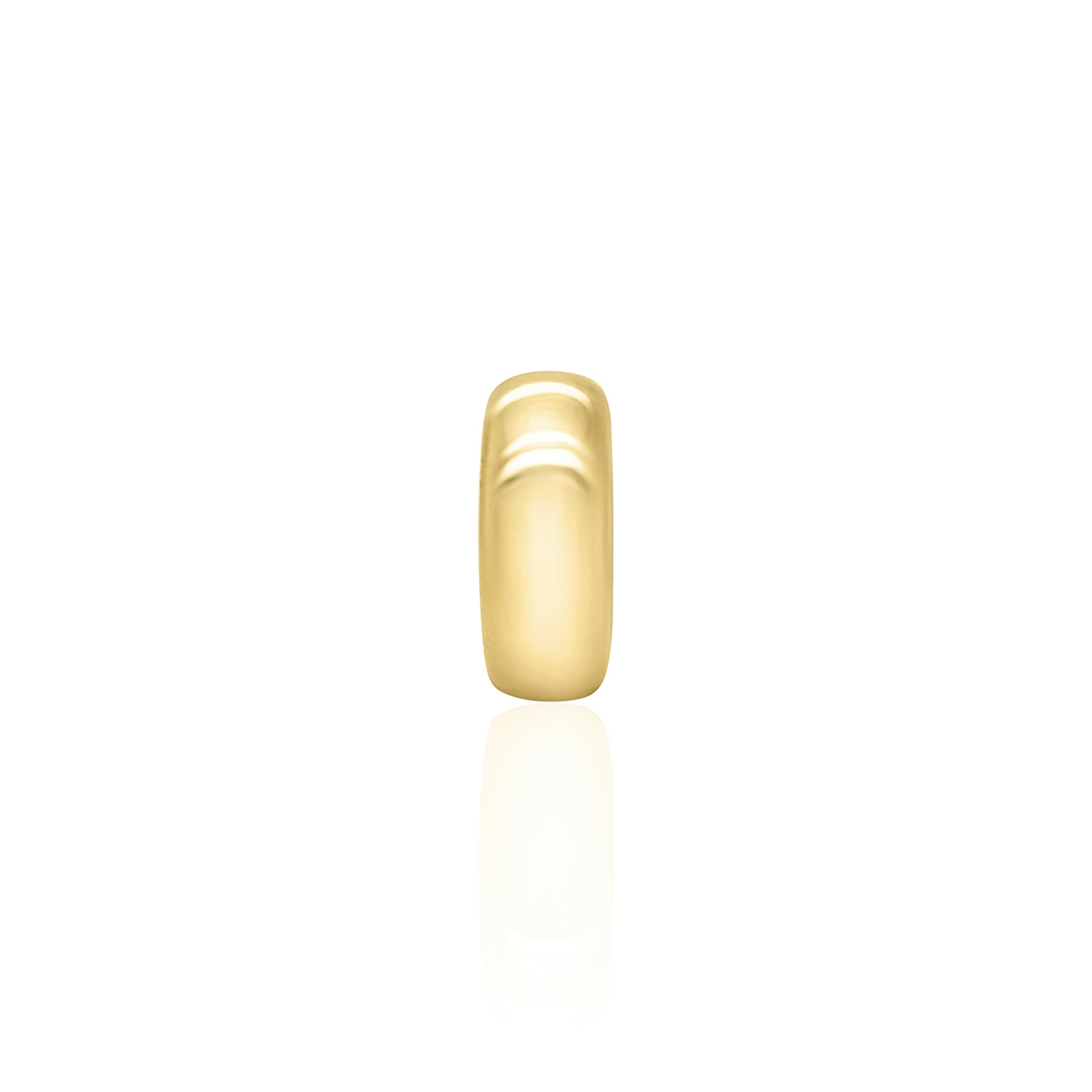 Vertical 14K Yellow Gold Story Beads Small Bead Pendant