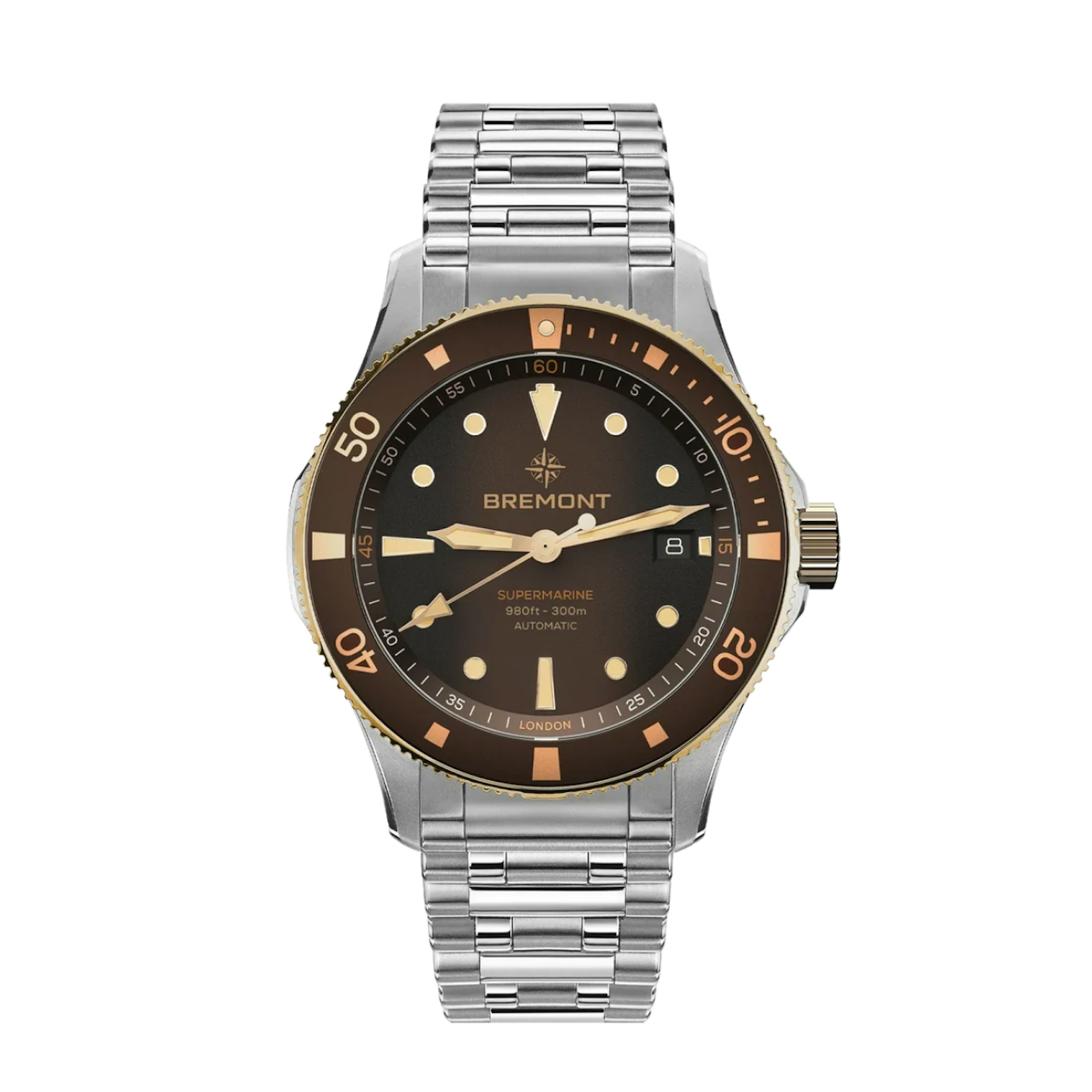 Vertical Supermarine 300M Date, Bi-Colour