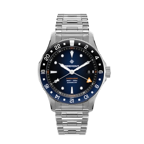 Vertical Supermarine 300M GMT, 'Glacier' Blue Limited Edition