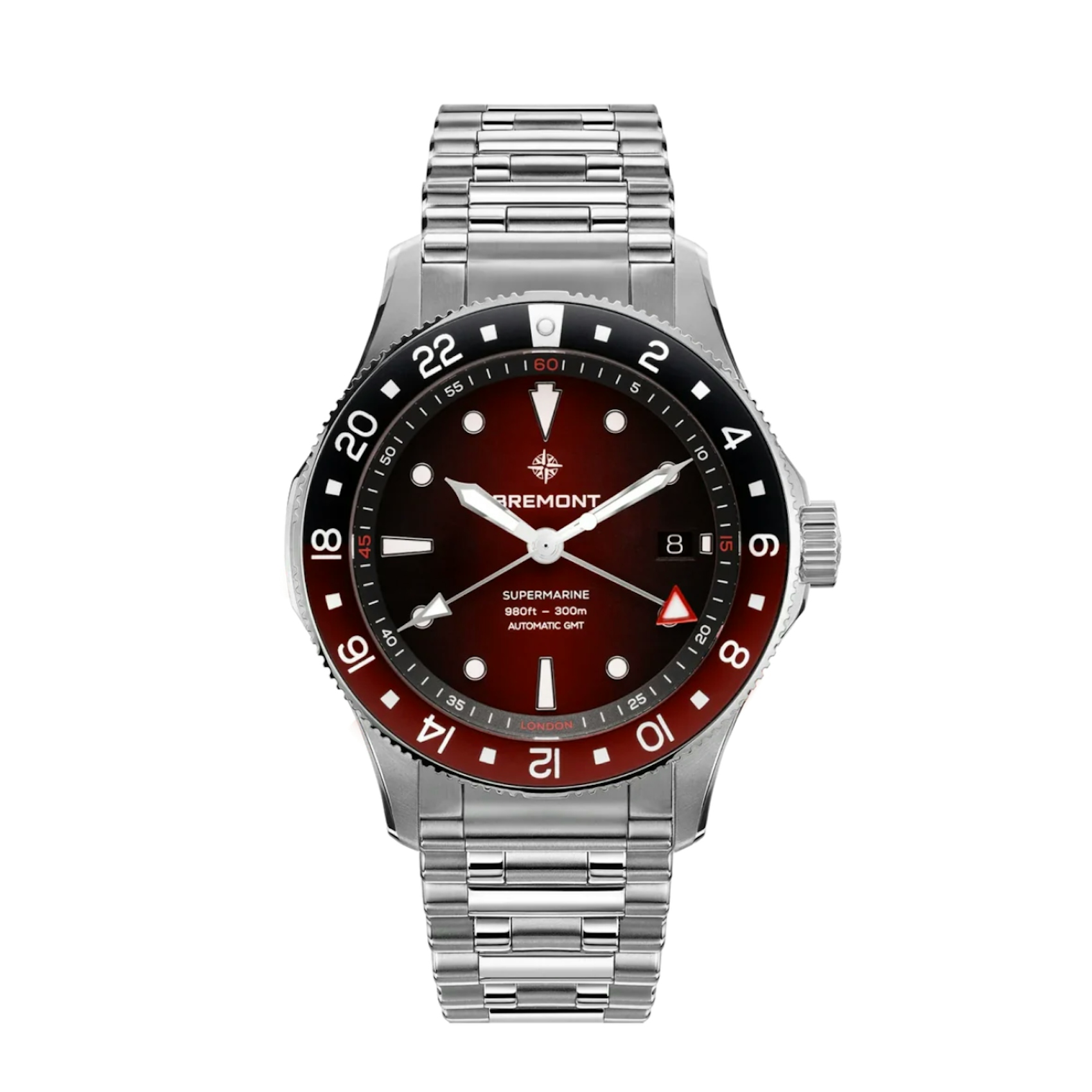 Vertical Supermarine 300M GMT, 'Ember' Red Limited Edition