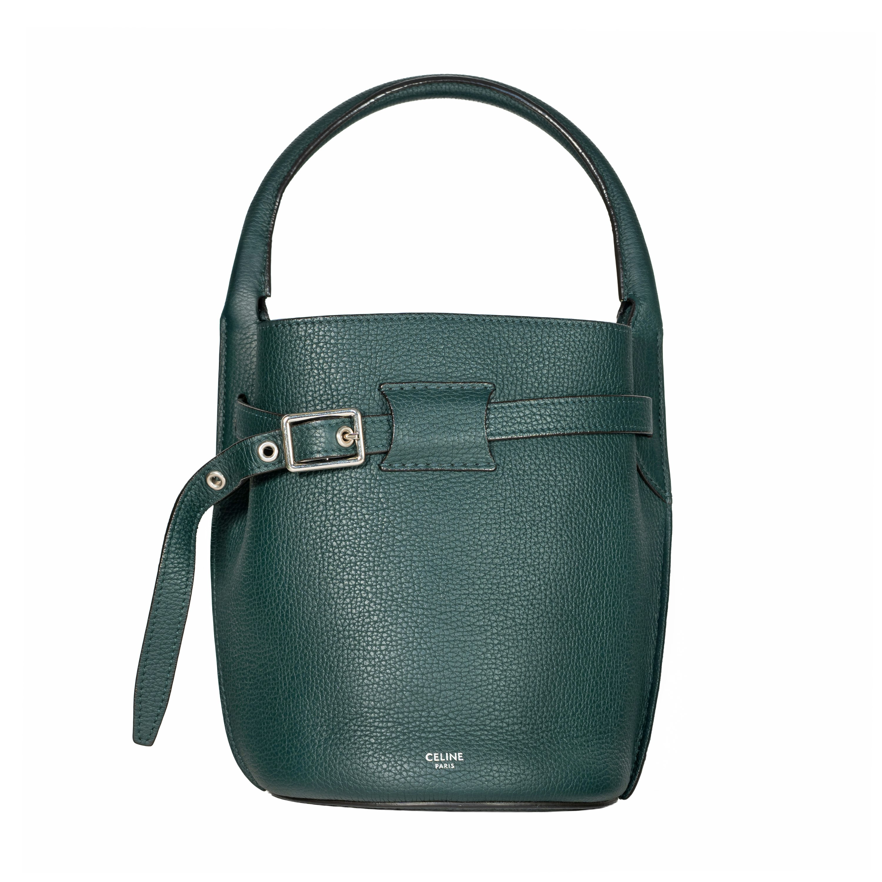 Pre-Owned Celine Big Bag Bucket Nano Green | 1916 Company