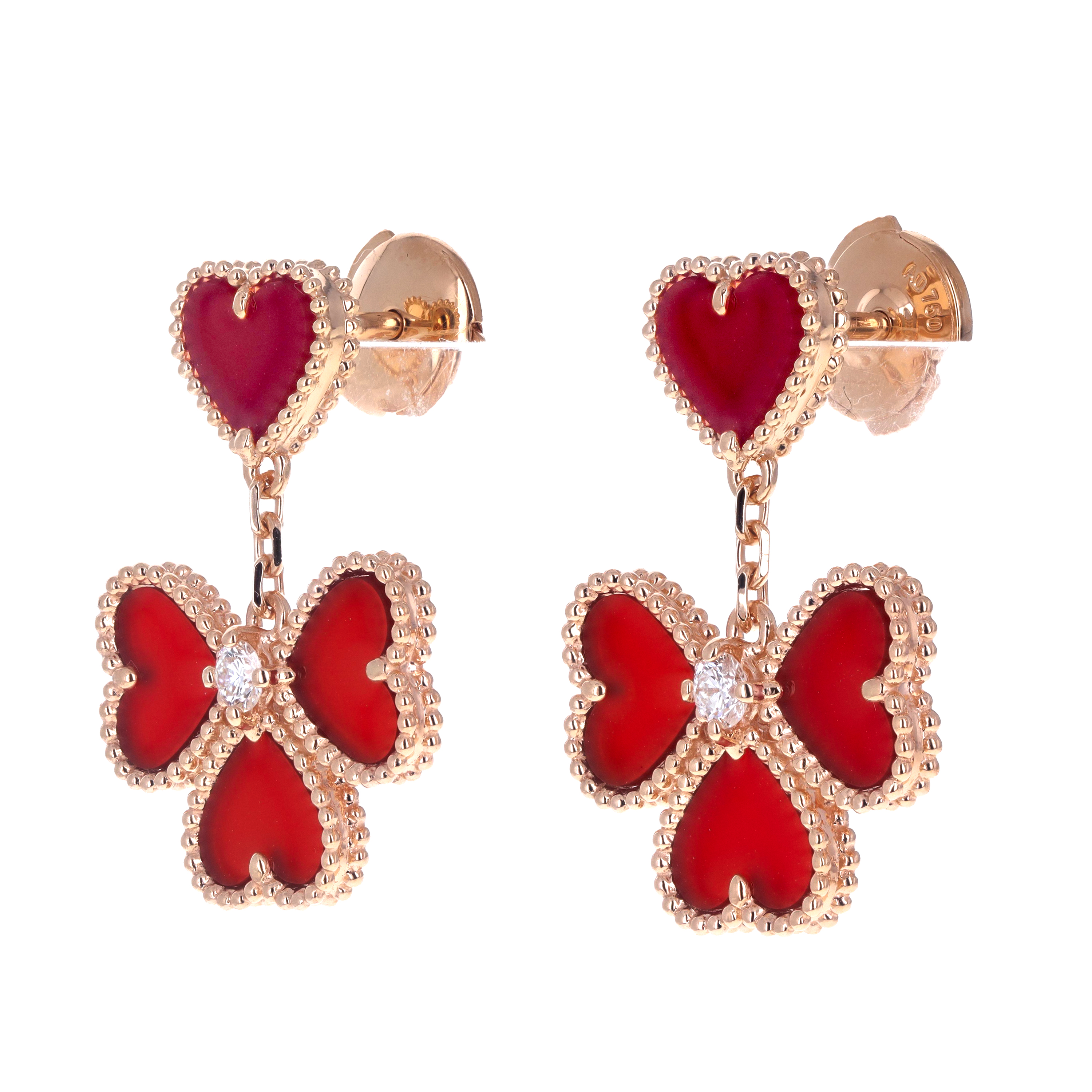 Vertical Pre-Owned Van Cleef & Arpels Sweetheart Earrings