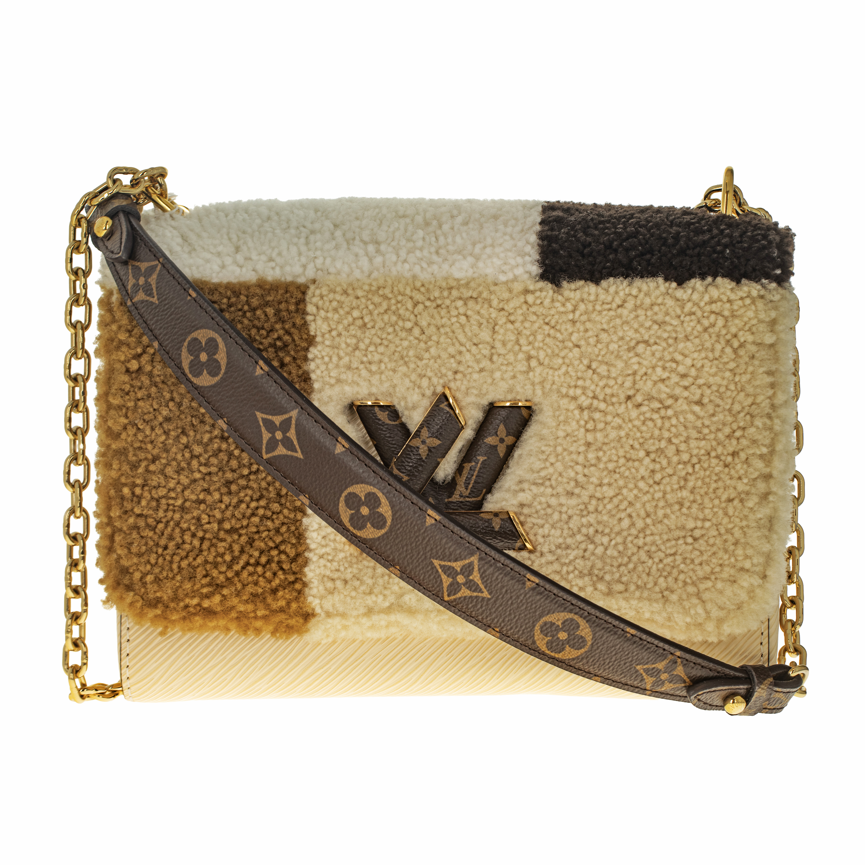 Image #1 Teddy Fleece Twist Handbag MM