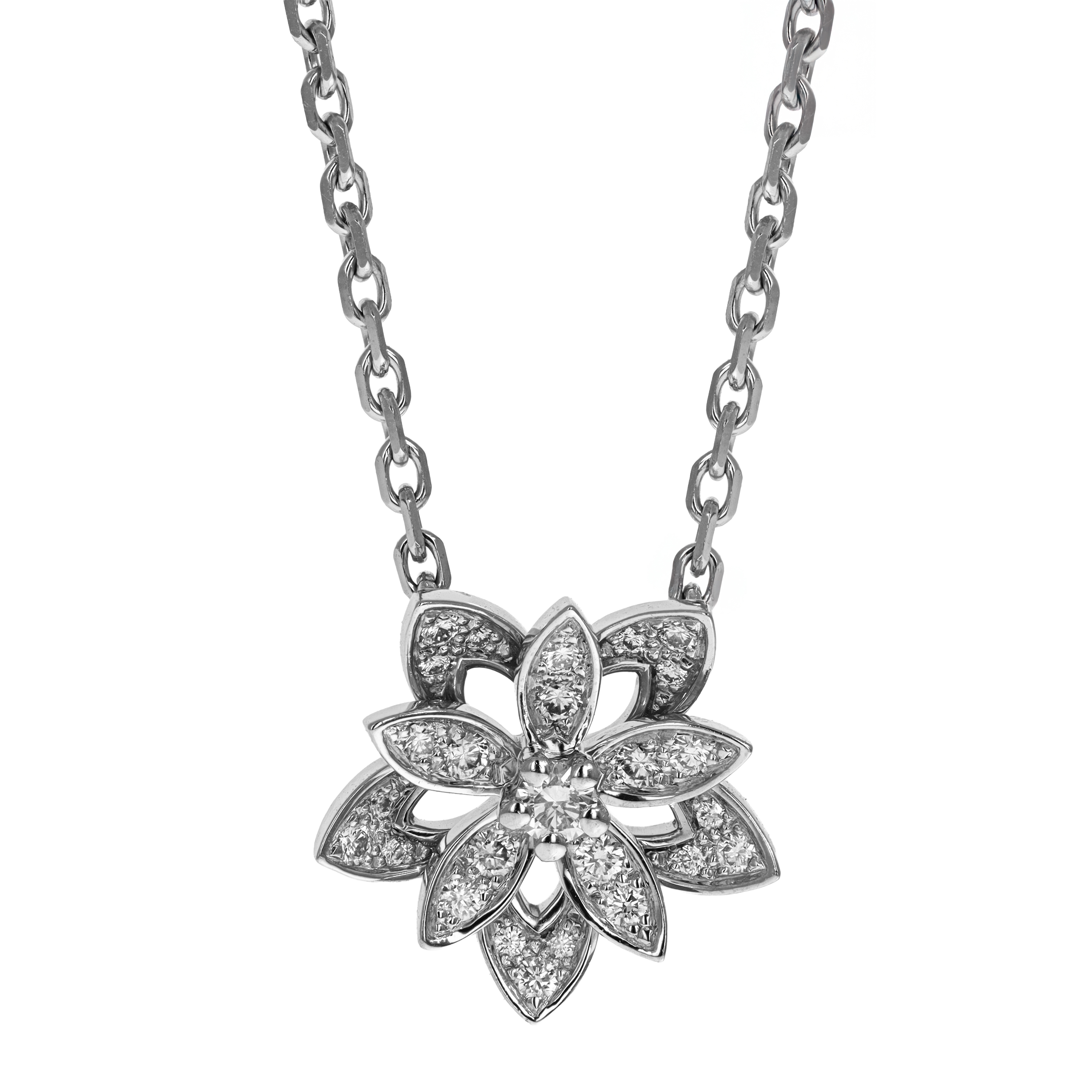 Image #1 Lotus Pendant Necklace