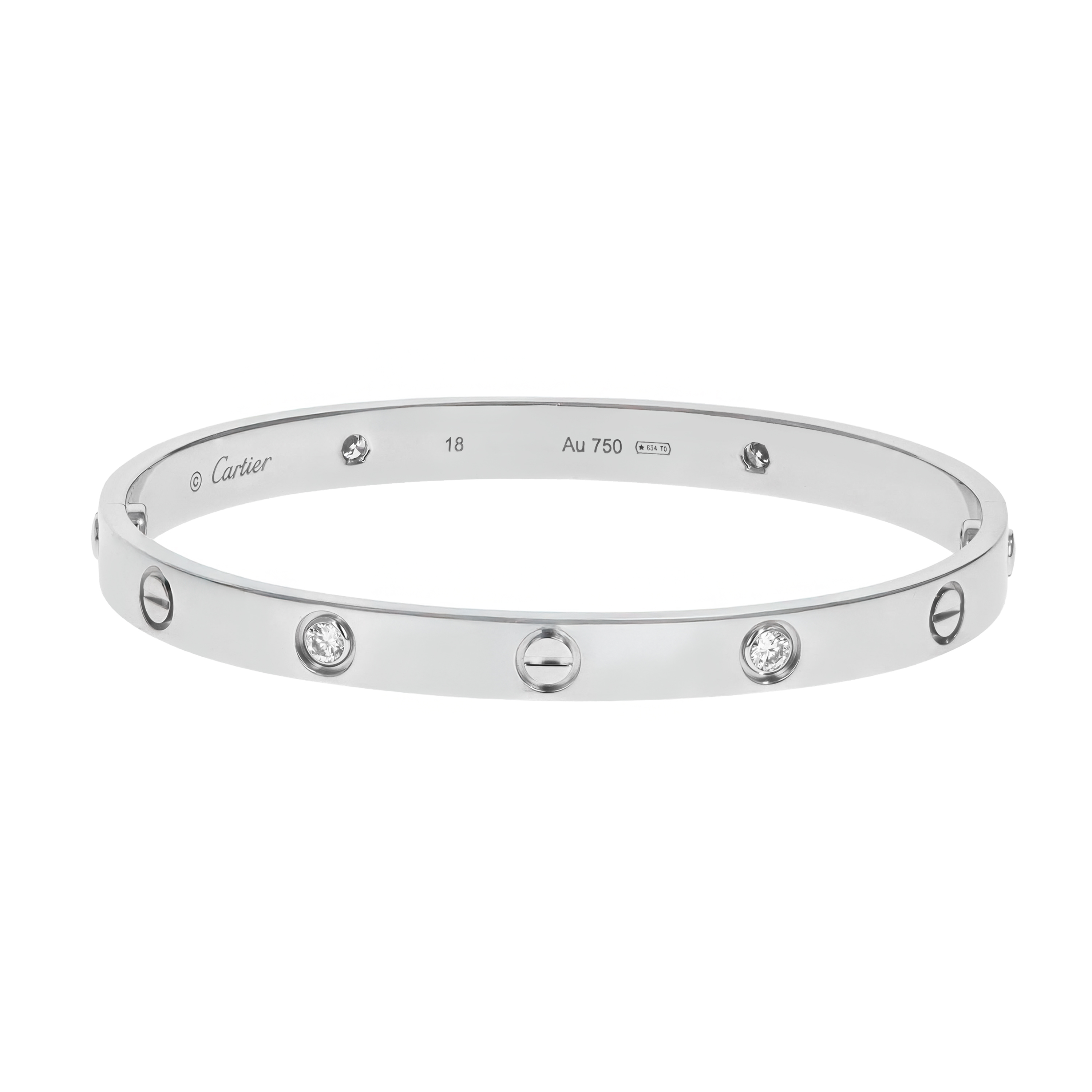 Image #1 Love Bangle Bracelet - Size 18