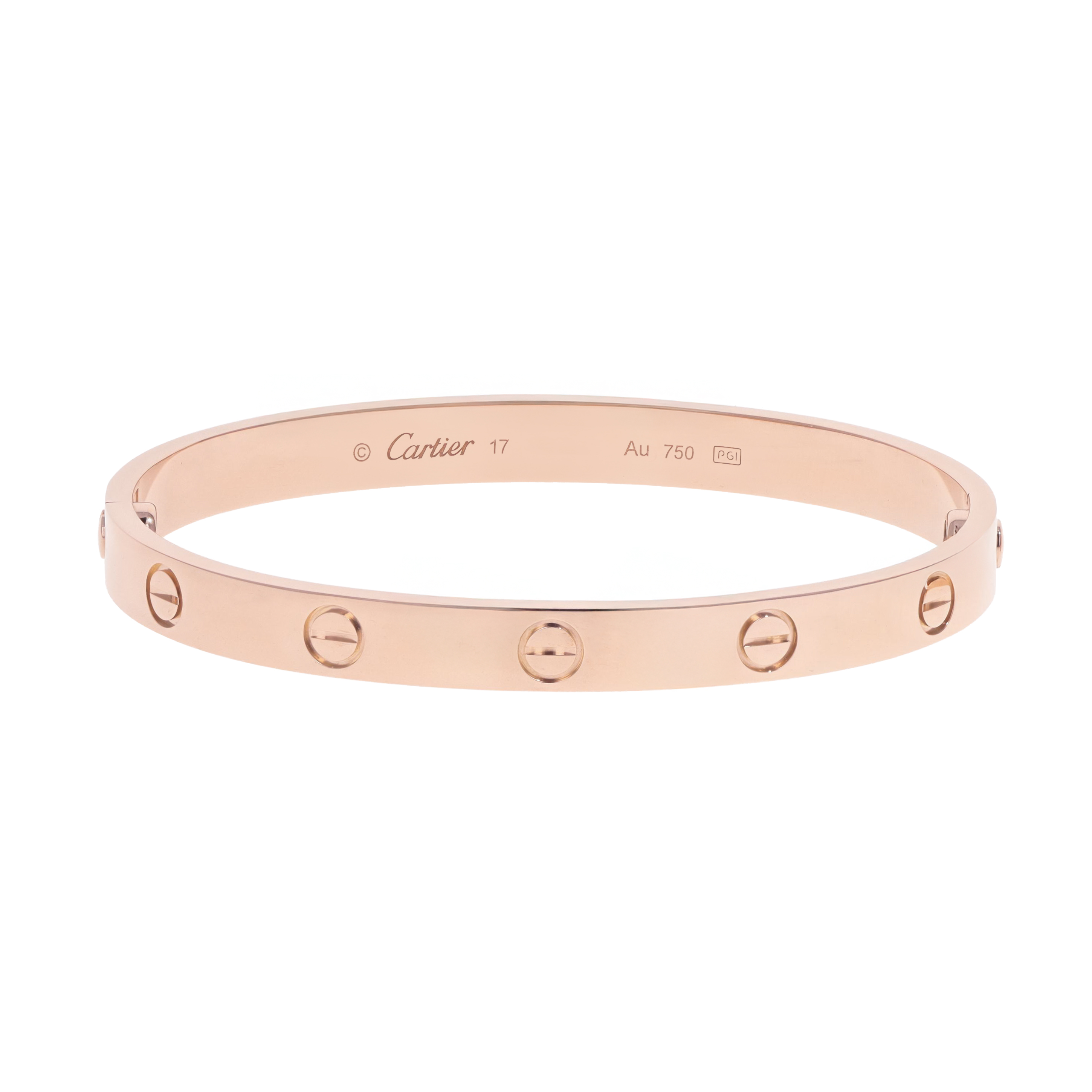 Image #1 Love Bangle Bracelet - Size 17