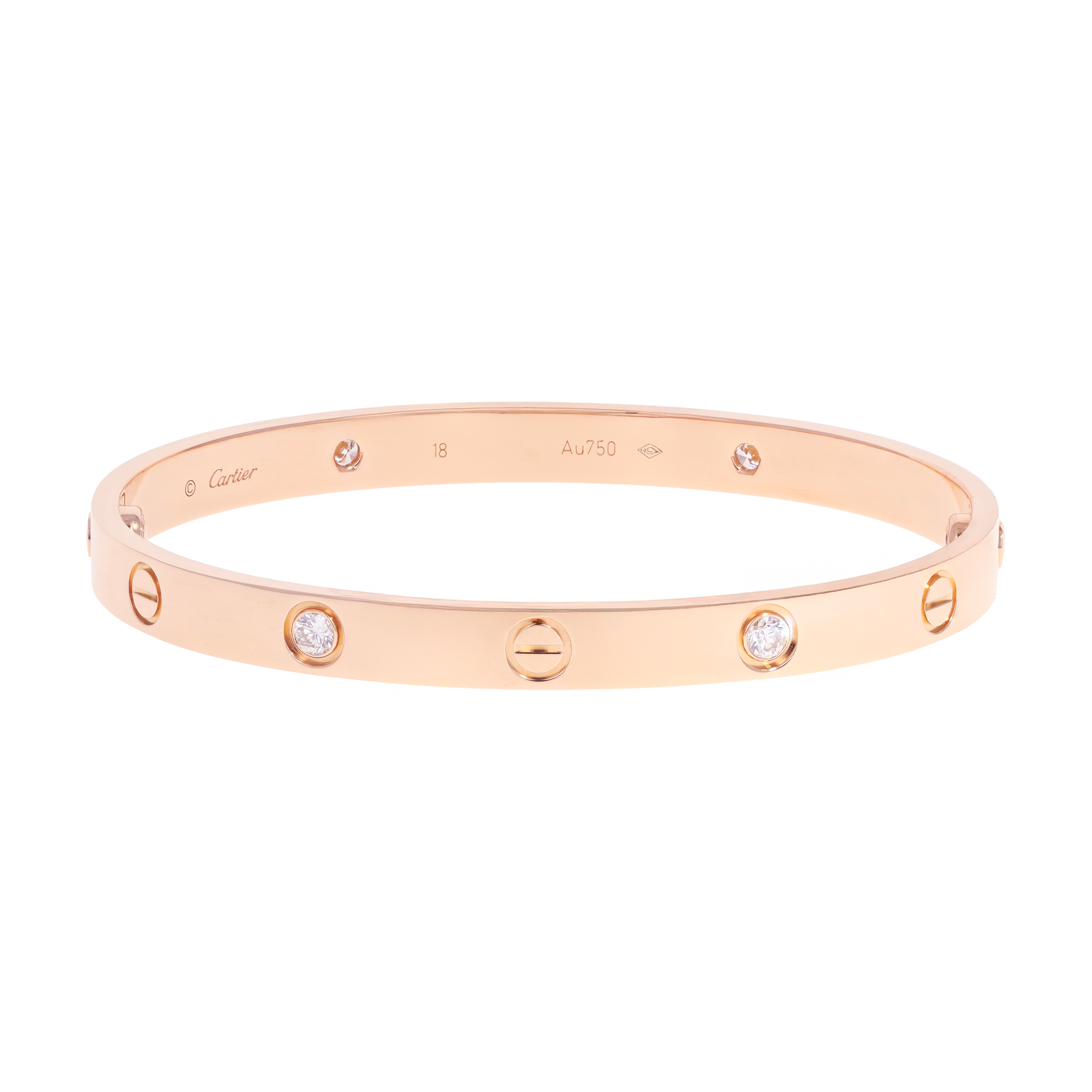 Image #1 Love Bangle Bracelet - Size 18