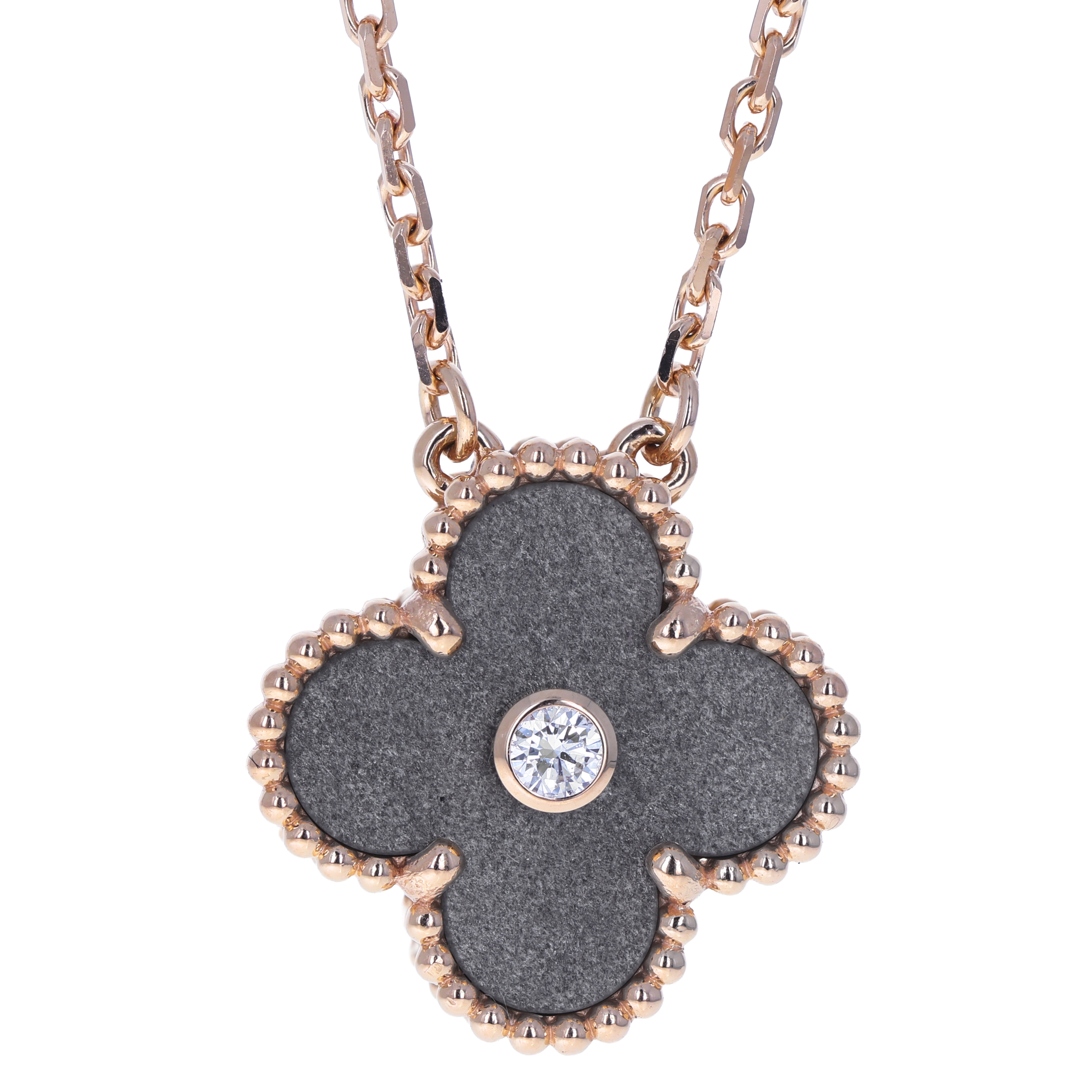 Image #1 Holiday Vintage Alhambra Pendant Necklace