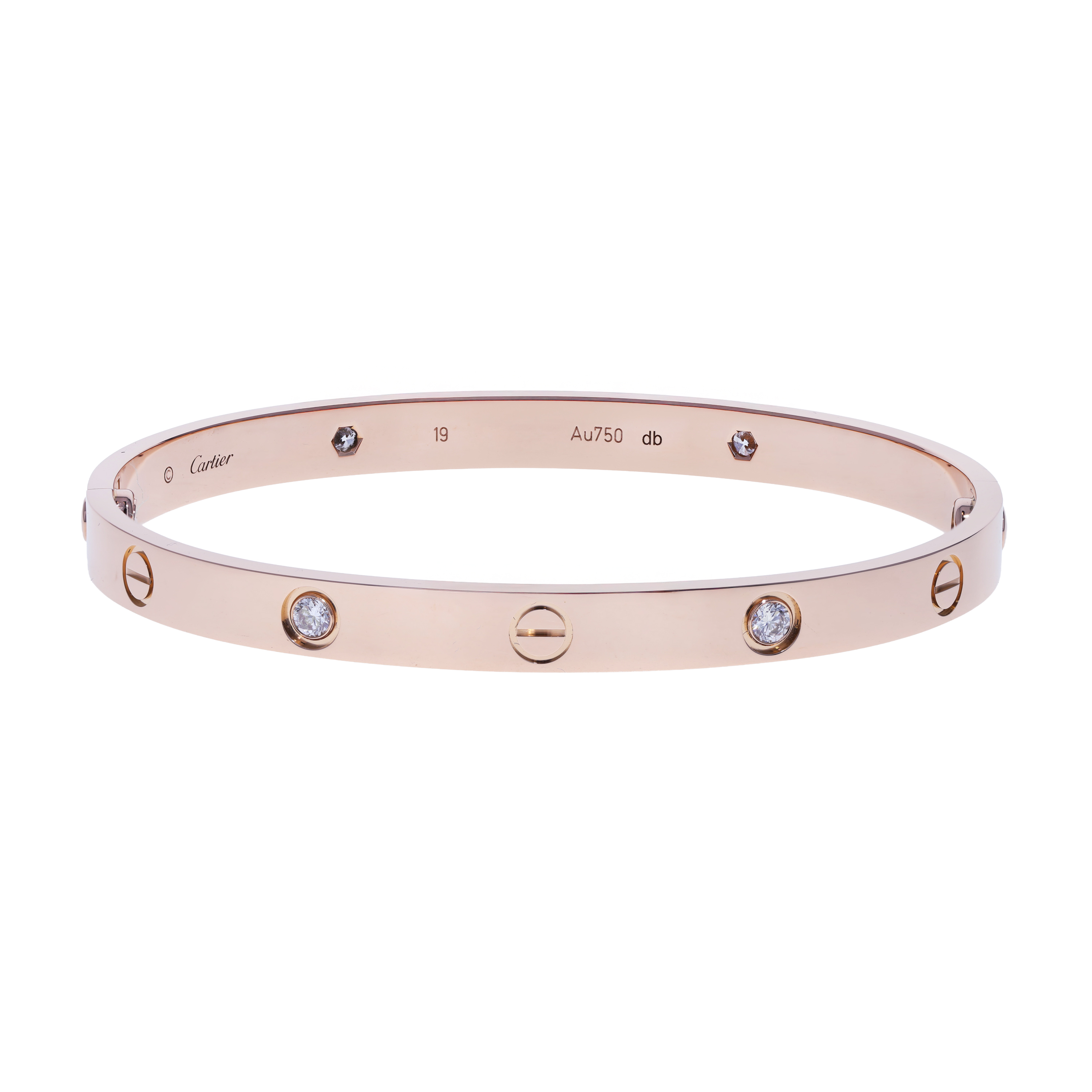 Image #1 Love Bangle Bracelet - Size 19