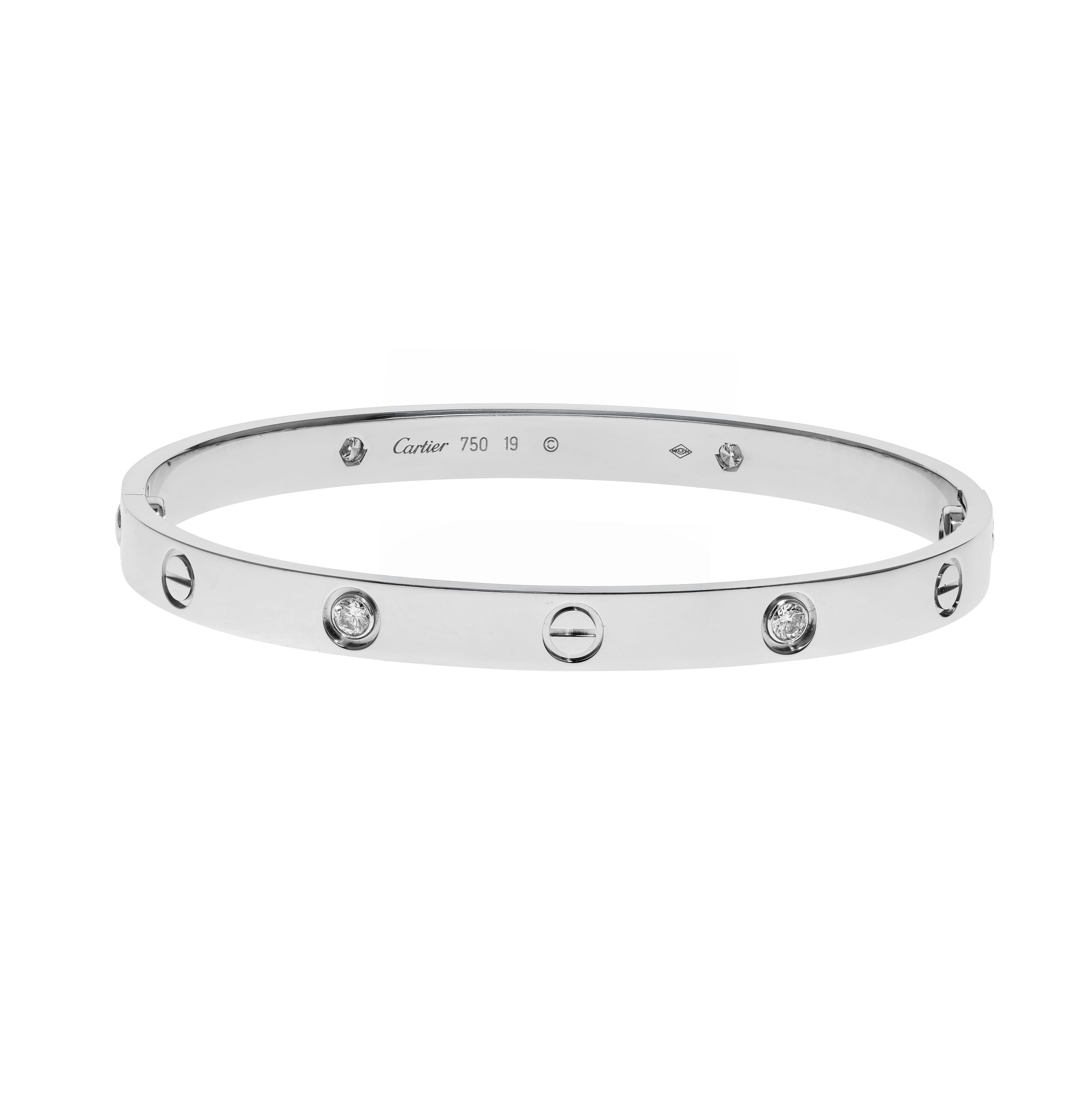 Image #1 Love Bangle Bracelet - Size 19