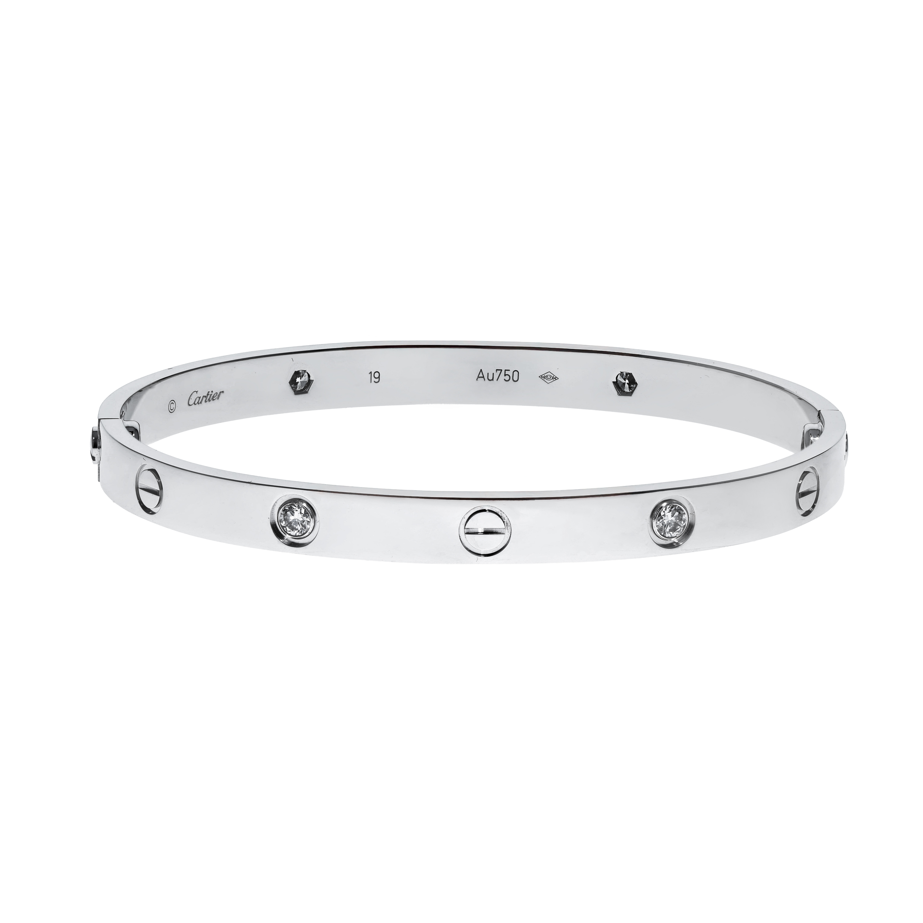 Image #1 Love Bangle Bracelet - Size 19