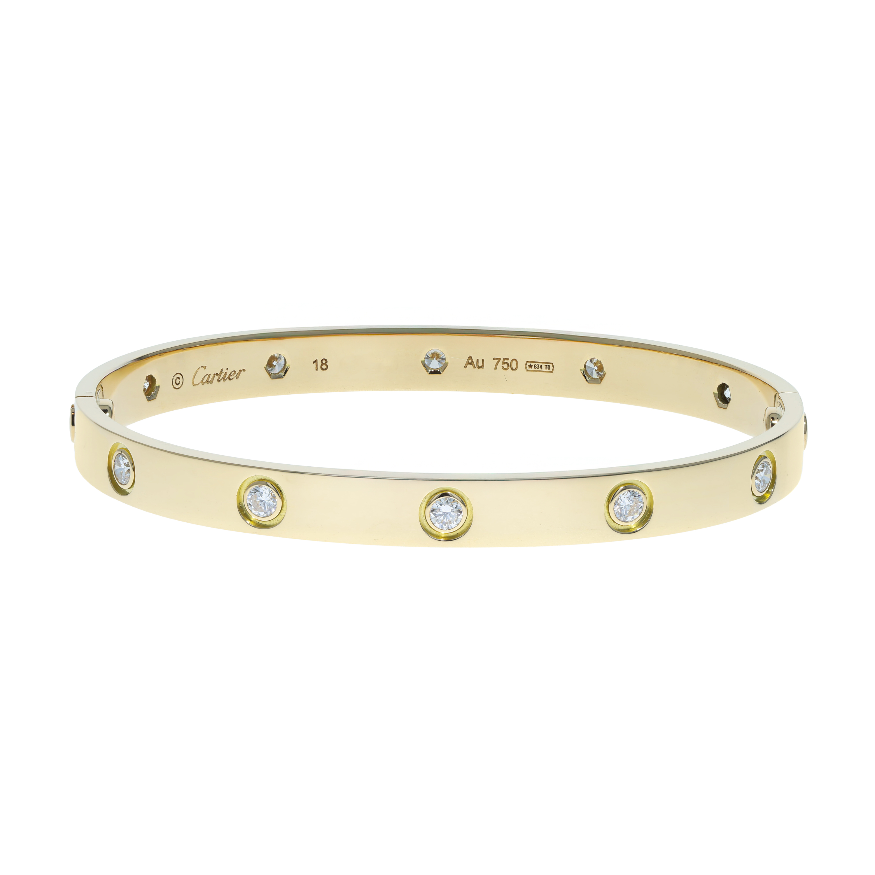 Image #1 Love Bangle Bracelet - Size 18