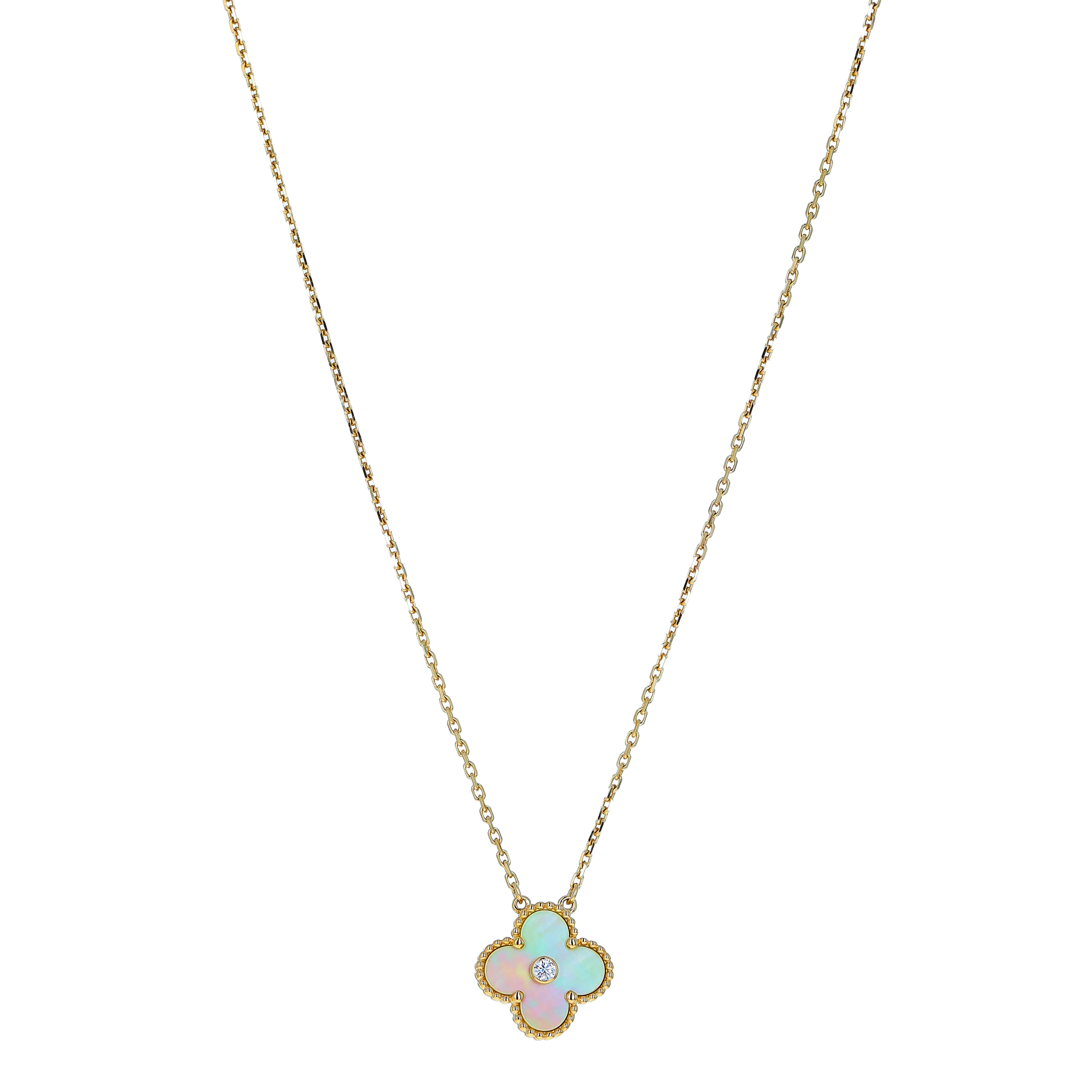 Van Cleef & Arpels Holiday 2018 Alhambra 18k Yellow Gold MOP