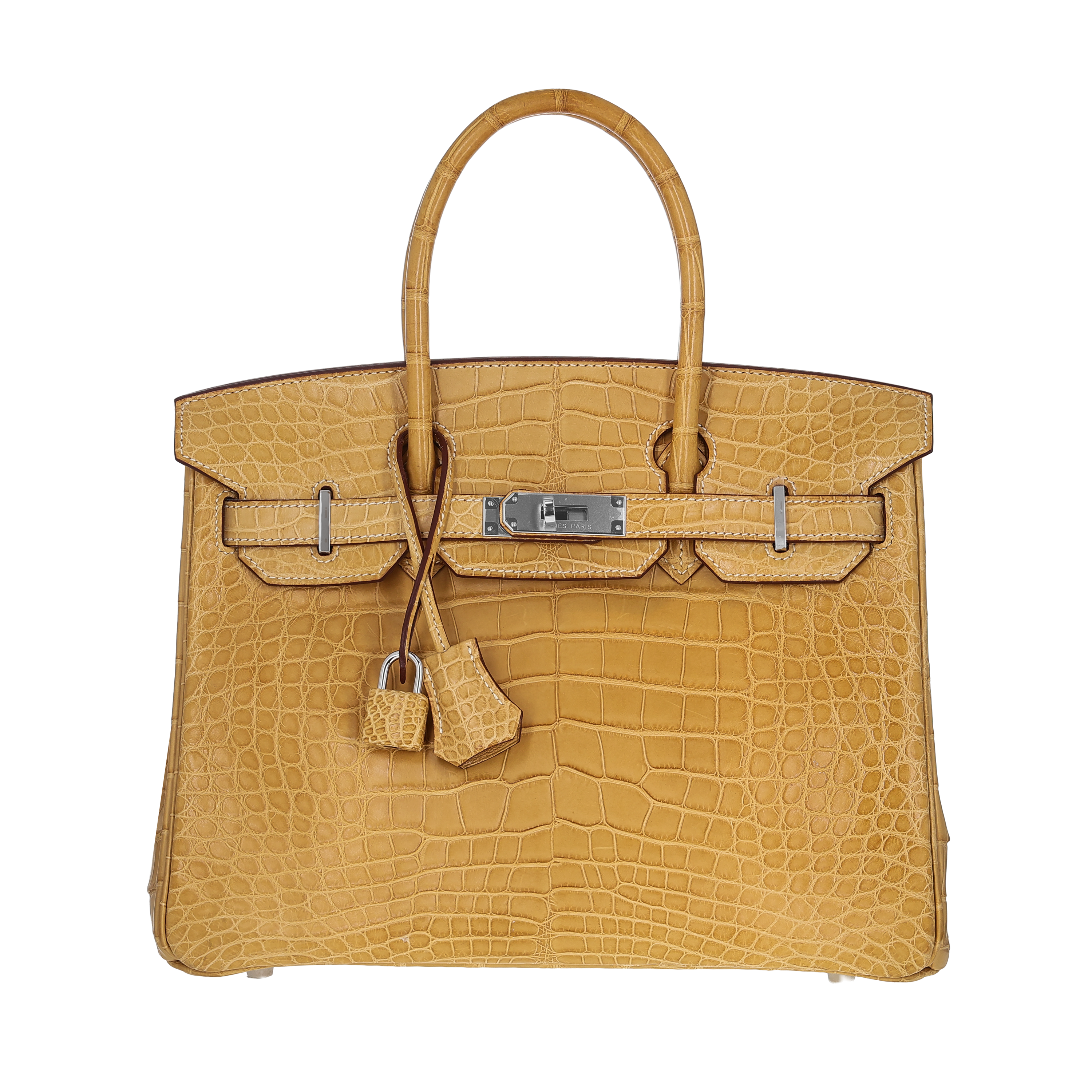 Hermès Matte Alligator Birkin 30 Maize