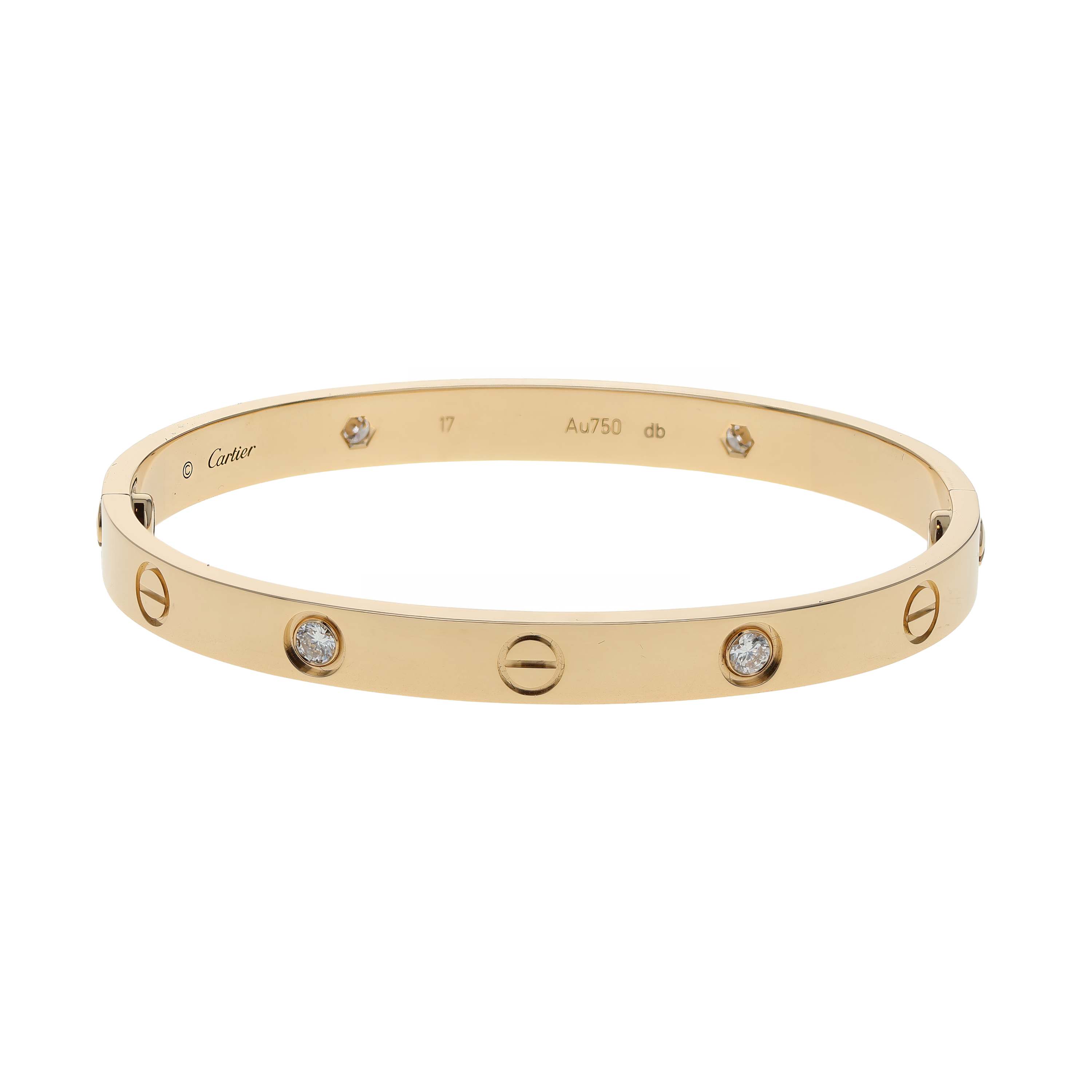 Image #1 Love Bangle Bracelet - Size 17